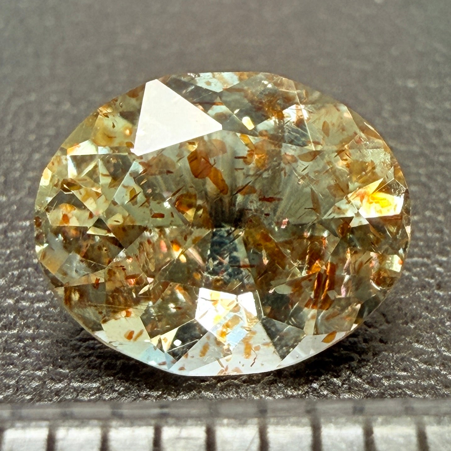 Confetti Sunstone, 1.17ct, Tanzania, Untreated Unheated