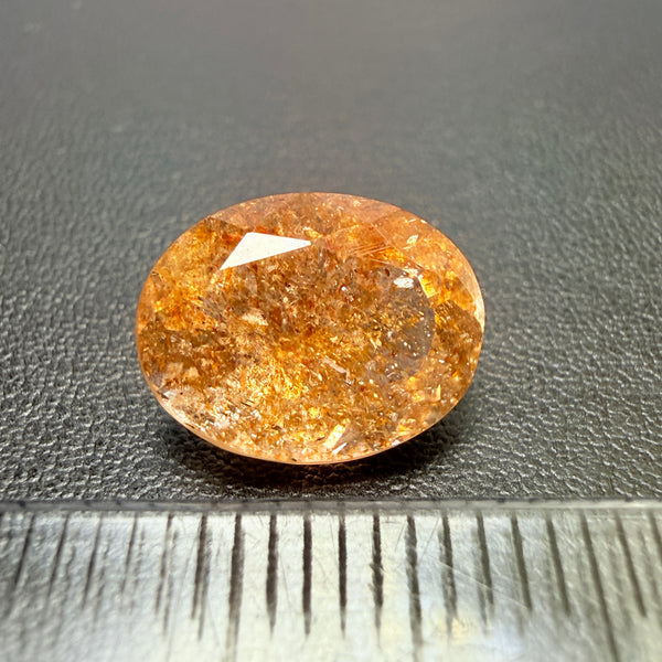 Confetti Sunstone, 3.80ct, Tanzania, Untreated Unheated