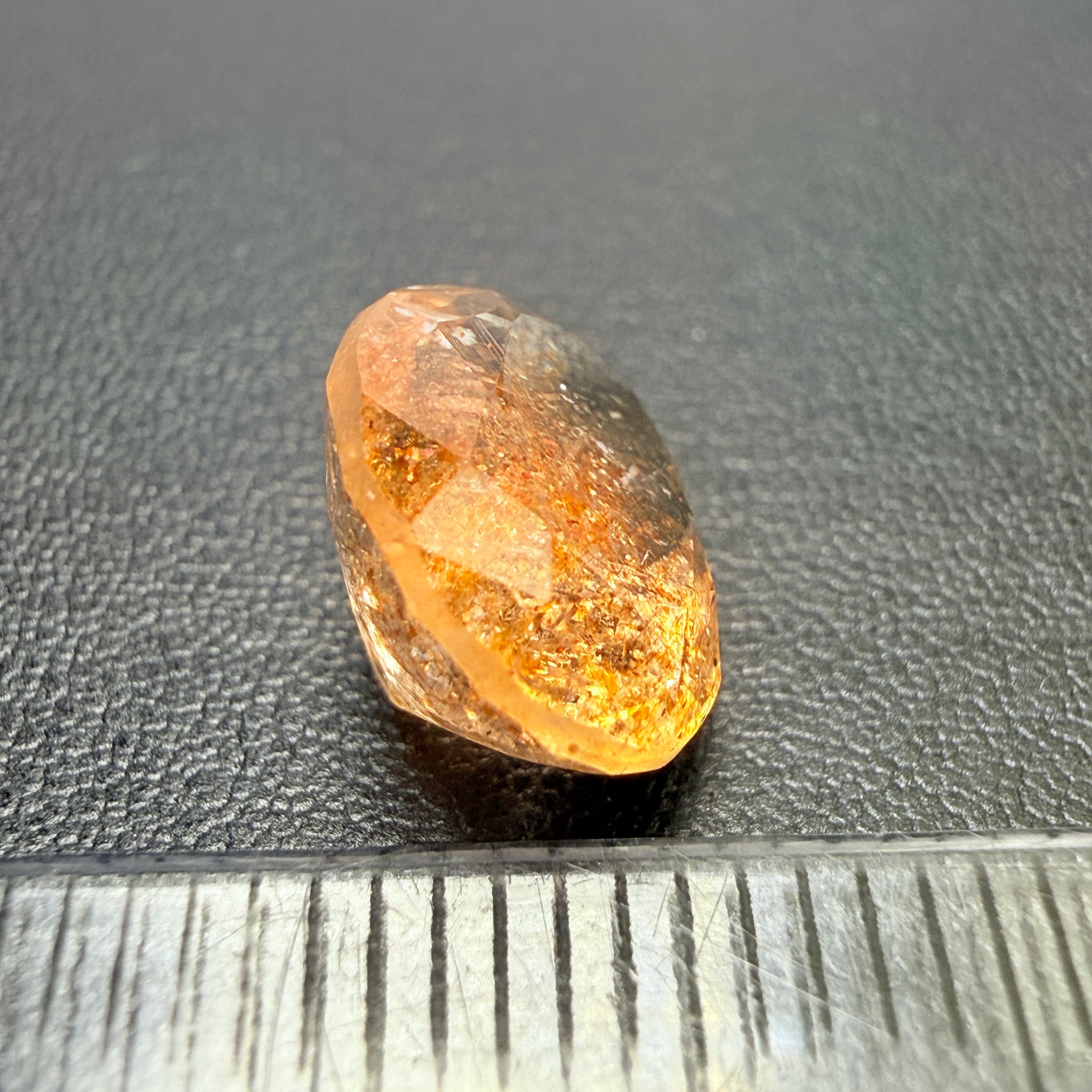 Confetti Sunstone, 3.80ct, Tanzania, Untreated Unheated