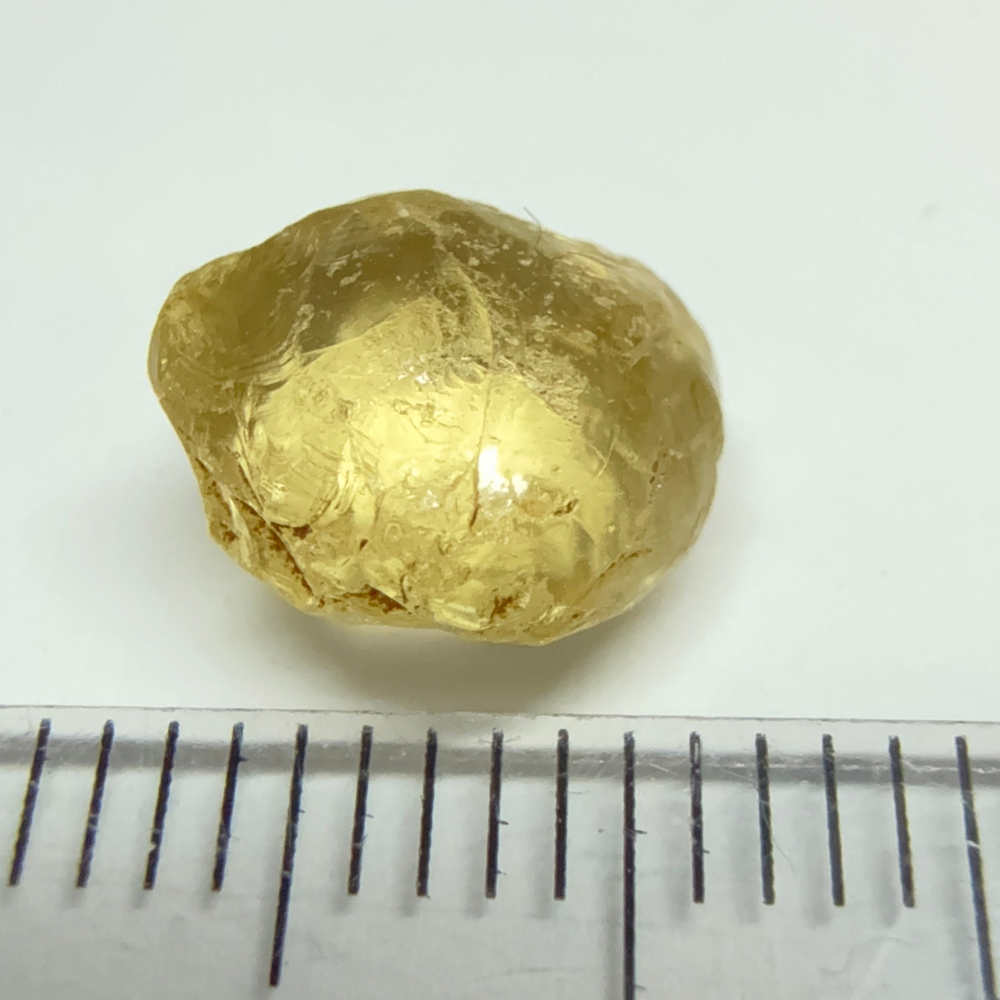 Yellow Tourmaline Crystal, 3.39ct, VVS-IF, Tanzania, Untreated Unheated.