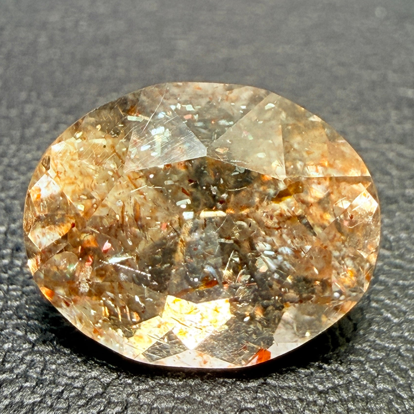 Confetti Sunstone, 2.25ct, Tanzania, Untreated Unheated