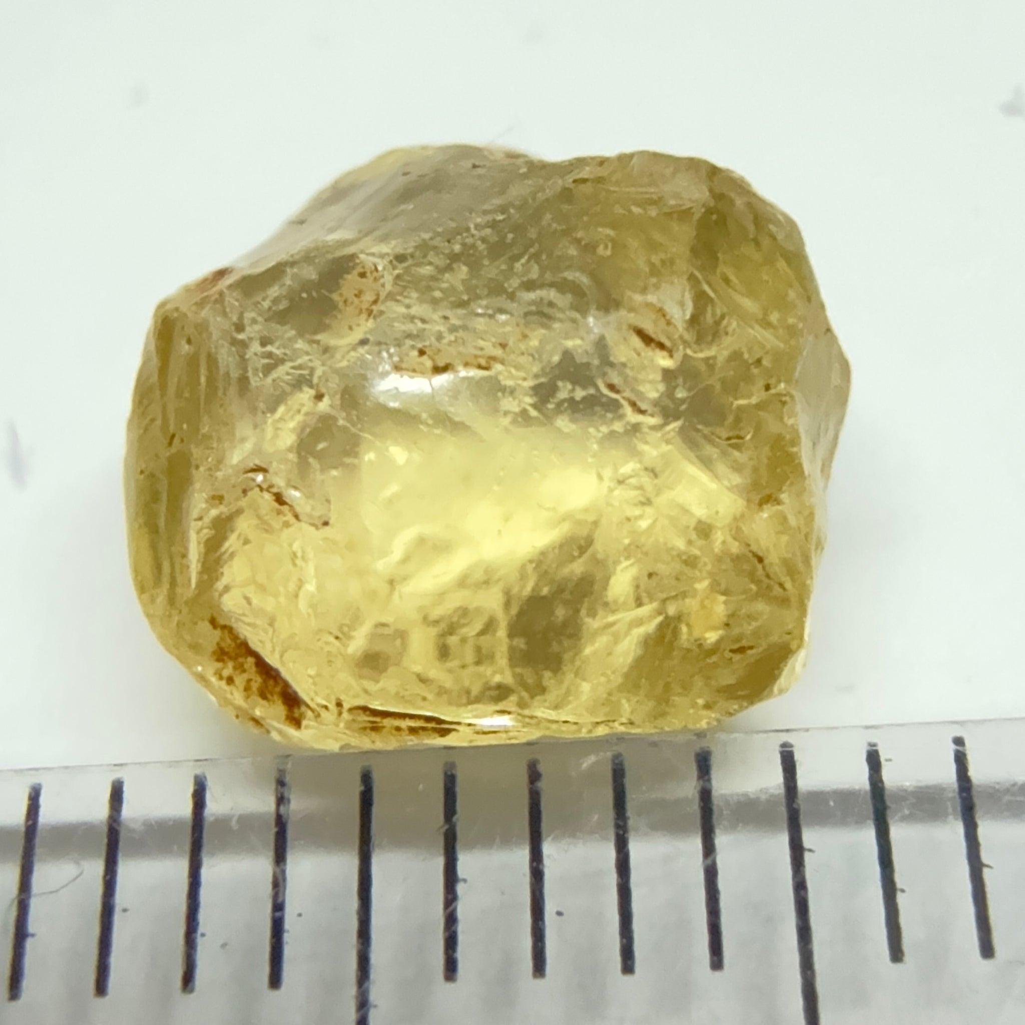 Yellow Tourmaline Crystal, 3.39ct, VVS-IF, Tanzania, Untreated Unheated.