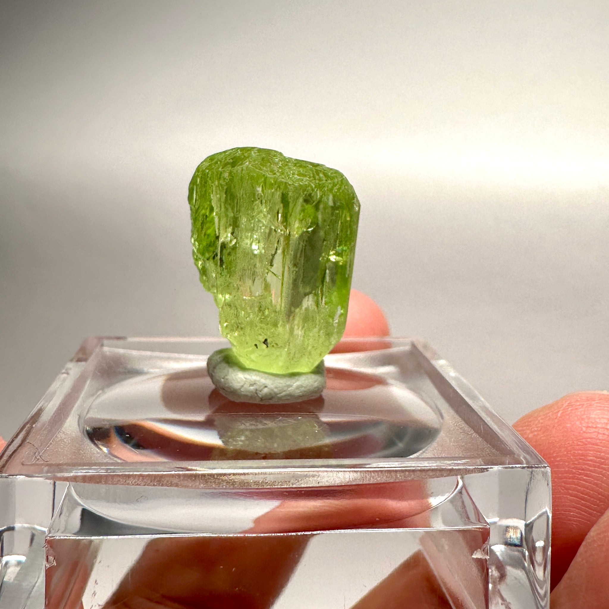 Diopside Crystal, 30.00ct, Merelani, Tanzania, Untreated Unheated. 20.2 x 14.5 x 9.7mm