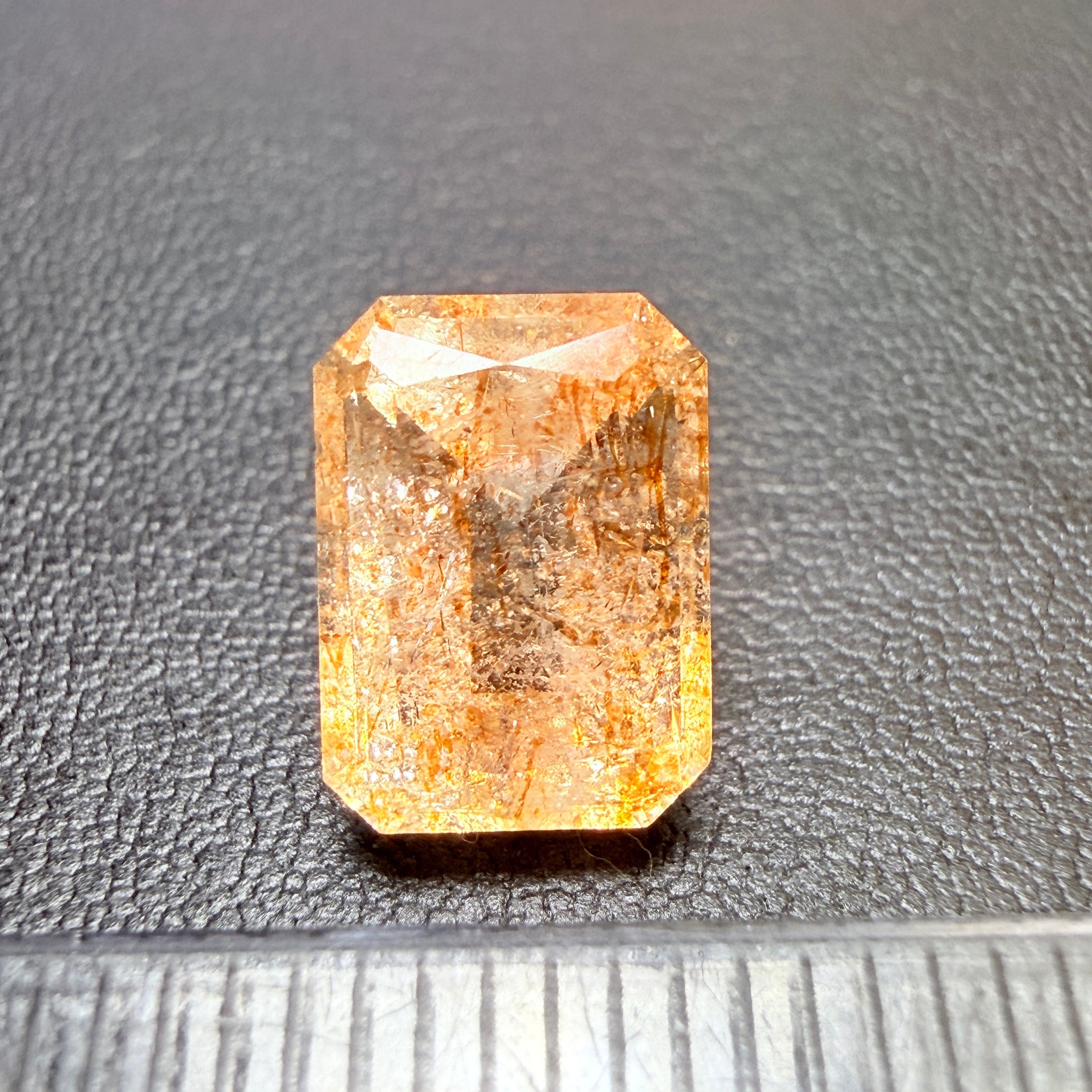 Confetti Sunstone, 2.27ct, Tanzania, Untreated Unheated