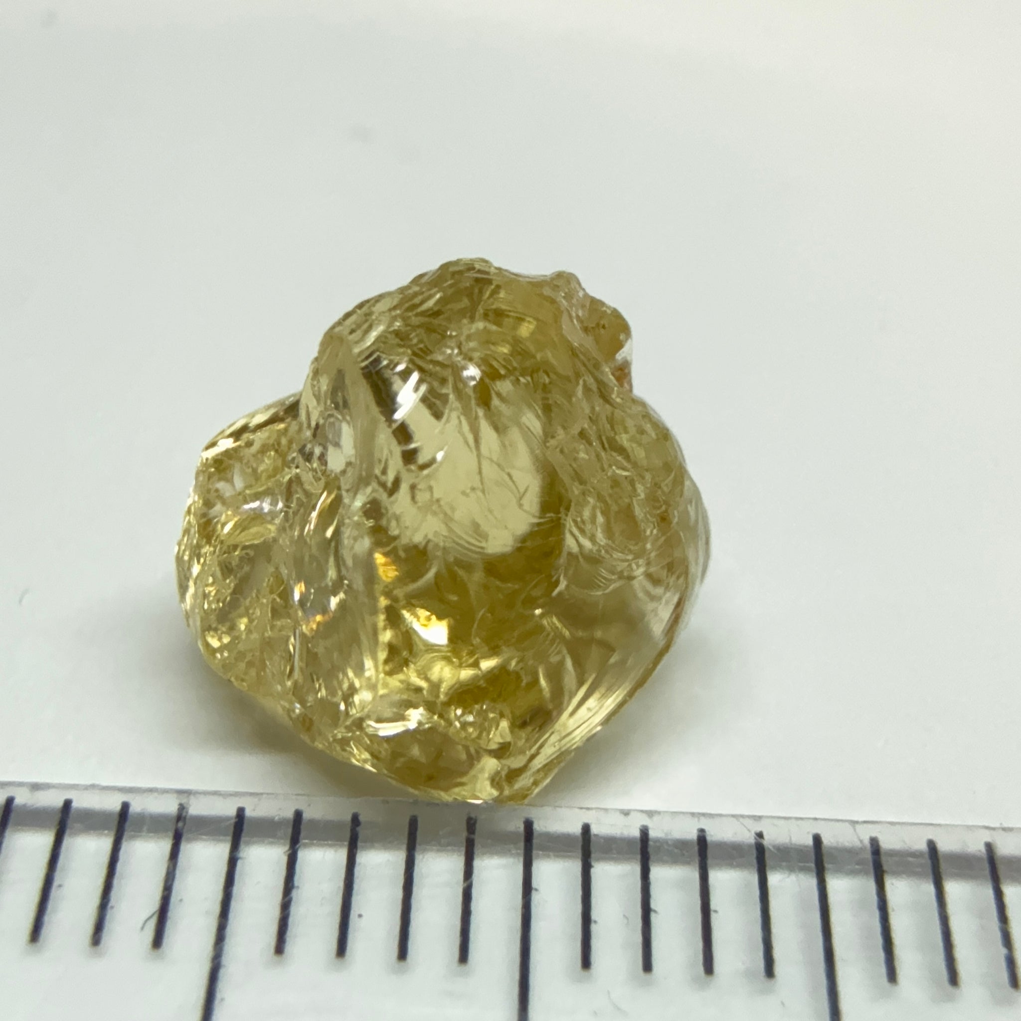 Yellow Tourmaline Crystal, 4.17ct, VVS-IF, Tanzania, Untreated Unheated. 8.5 x 8 x 6mm