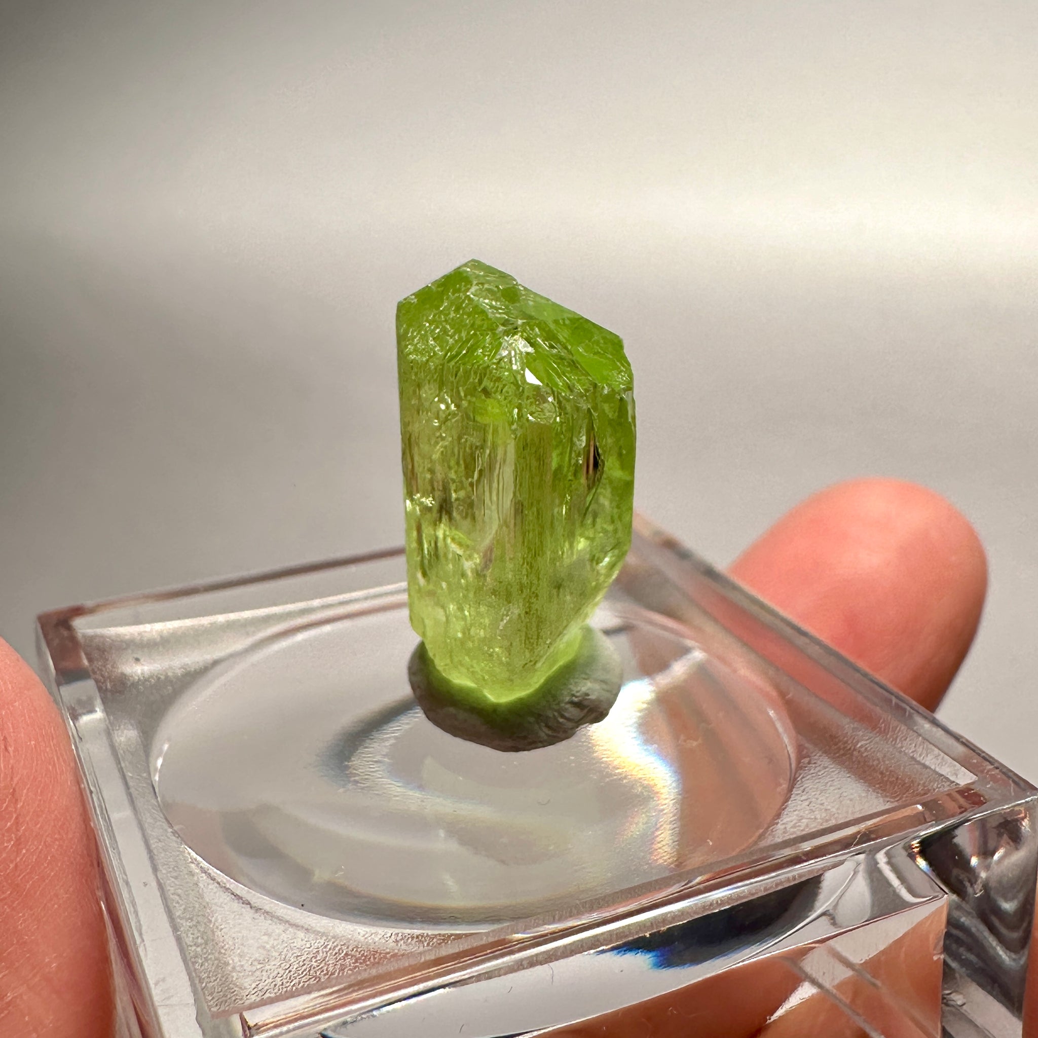 Diopside Crystal, 30.00ct, Merelani, Tanzania, Untreated Unheated. 20.2 x 14.5 x 9.7mm