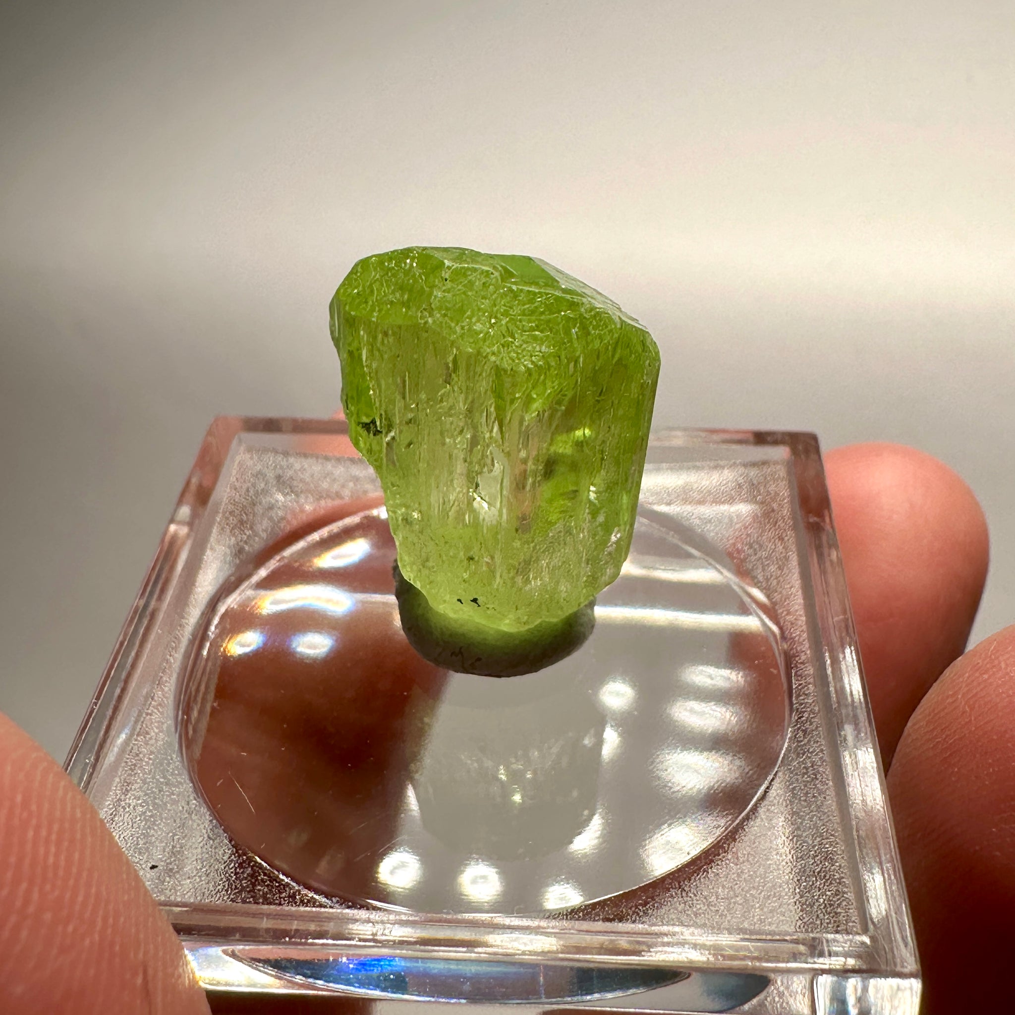 Diopside Crystal, 30.00ct, Merelani, Tanzania, Untreated Unheated. 20.2 x 14.5 x 9.7mm