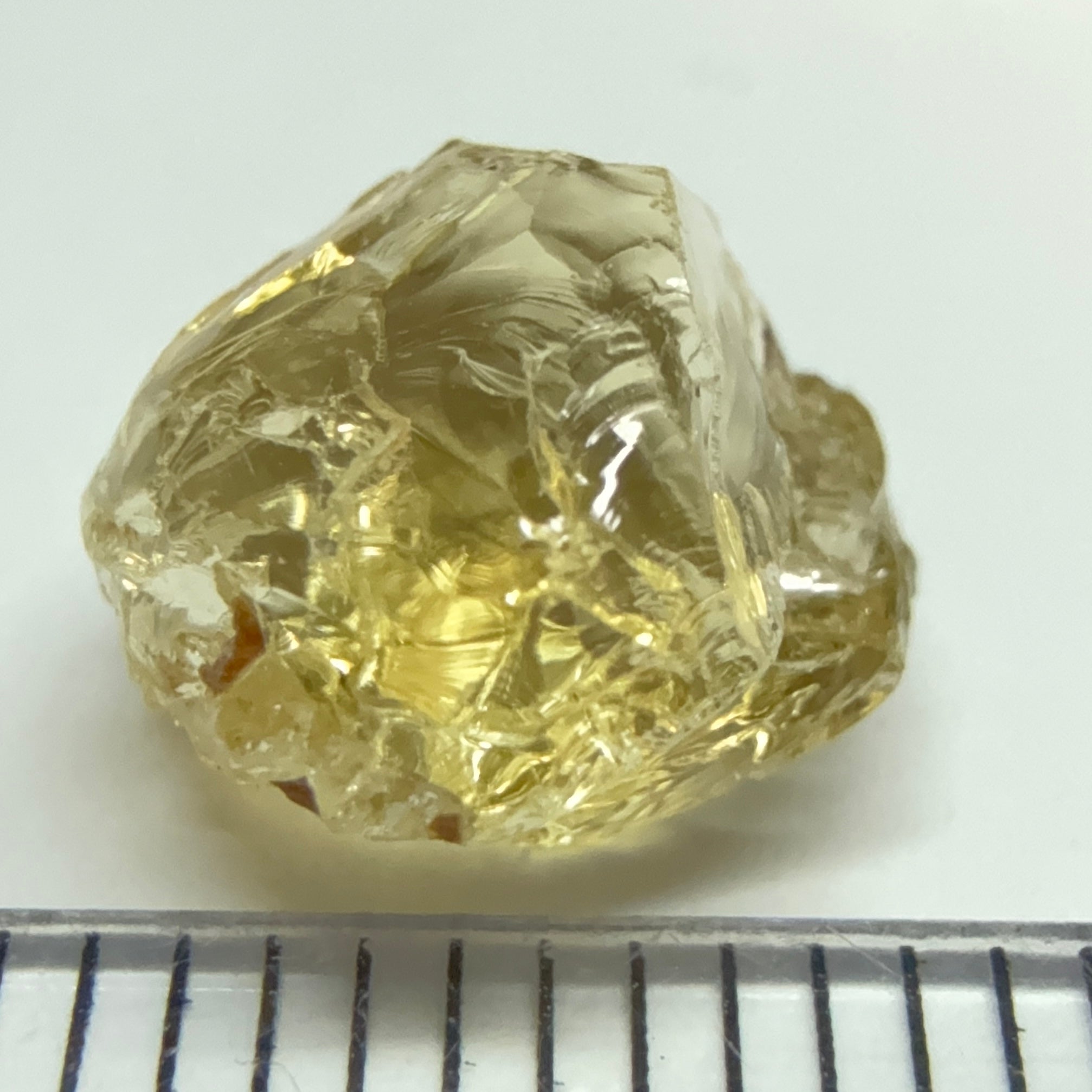 Yellow Tourmaline Crystal, 4.17ct, VVS-IF, Tanzania, Untreated Unheated. 8.5 x 8 x 6mm