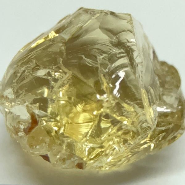 Yellow Tourmaline Crystal, 4.17ct, VVS-IF, Tanzania, Untreated Unheated. 8.5 x 8 x 6mm