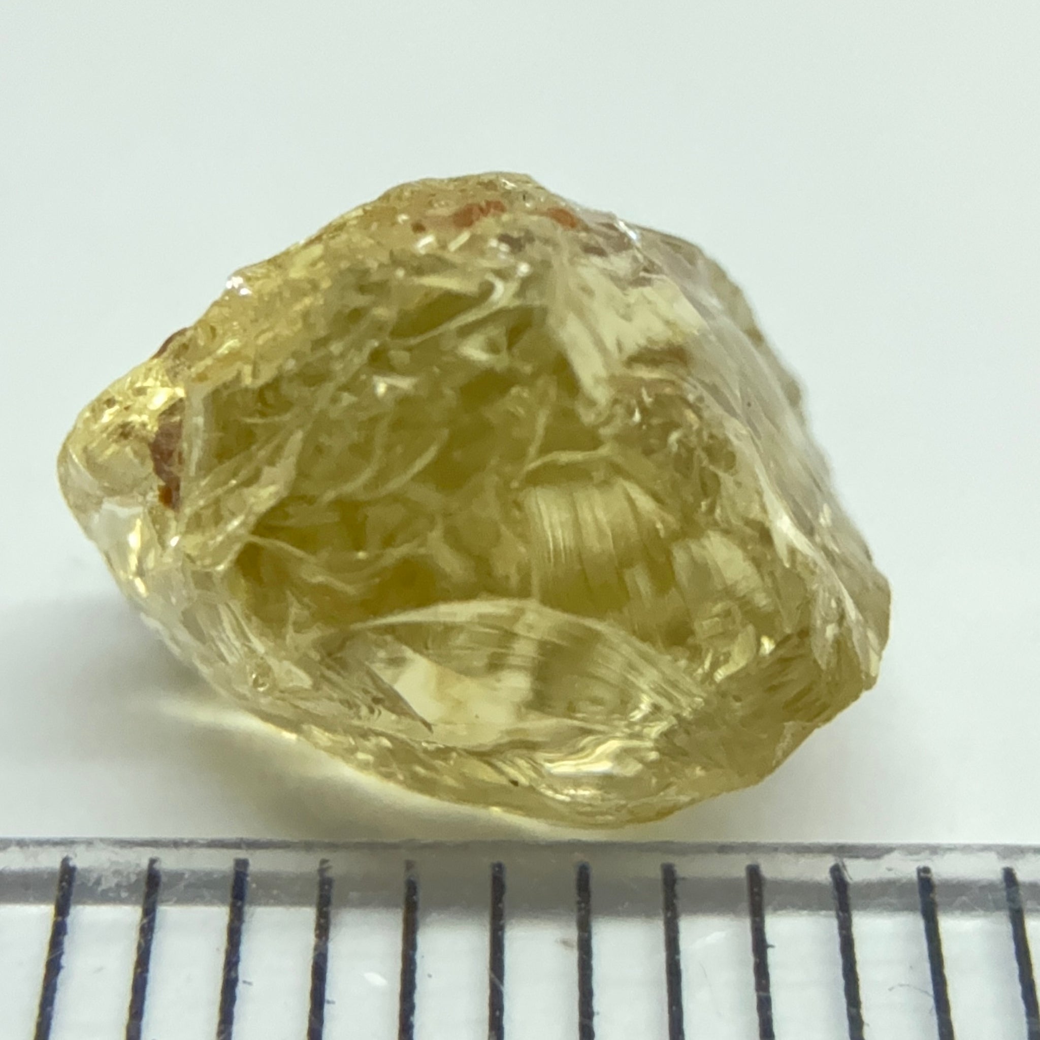 Yellow Tourmaline Crystal, 4.17ct, VVS-IF, Tanzania, Untreated Unheated. 8.5 x 8 x 6mm