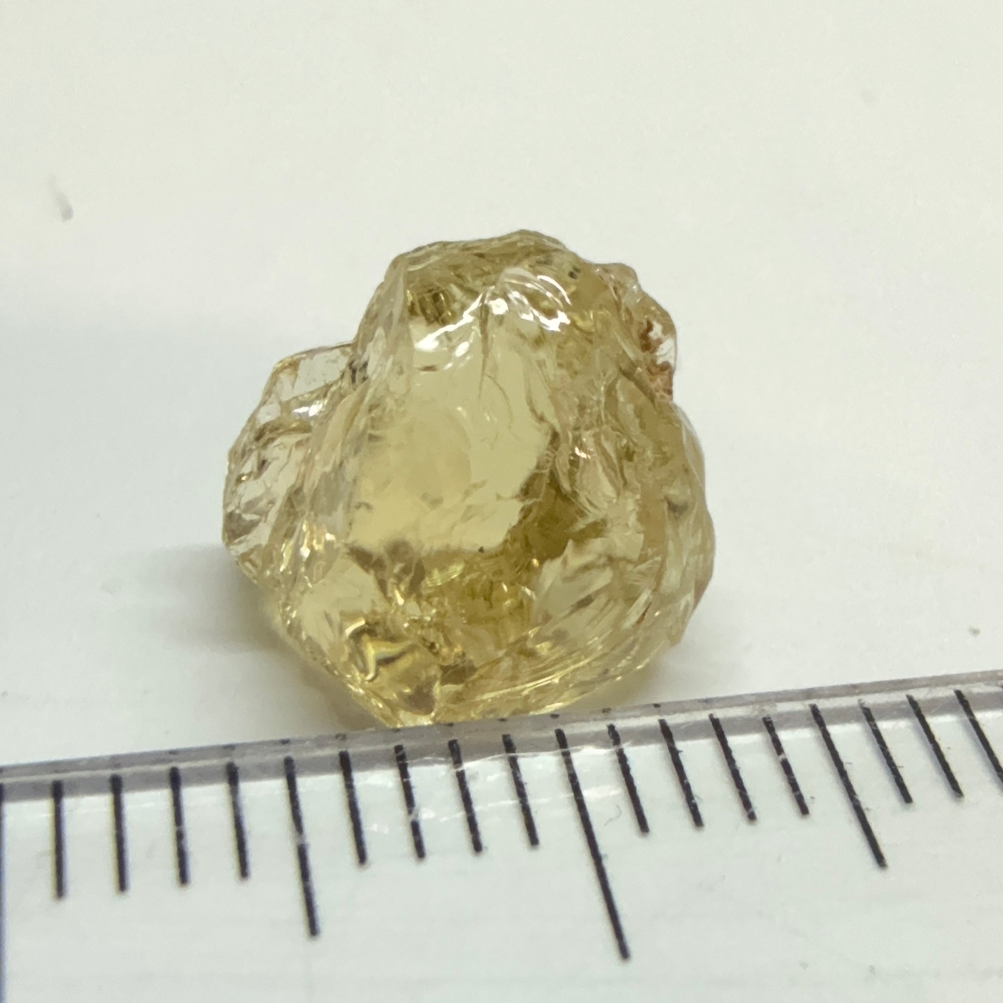 Yellow Tourmaline Crystal, 4.17ct, VVS-IF, Tanzania, Untreated Unheated. 8.5 x 8 x 6mm