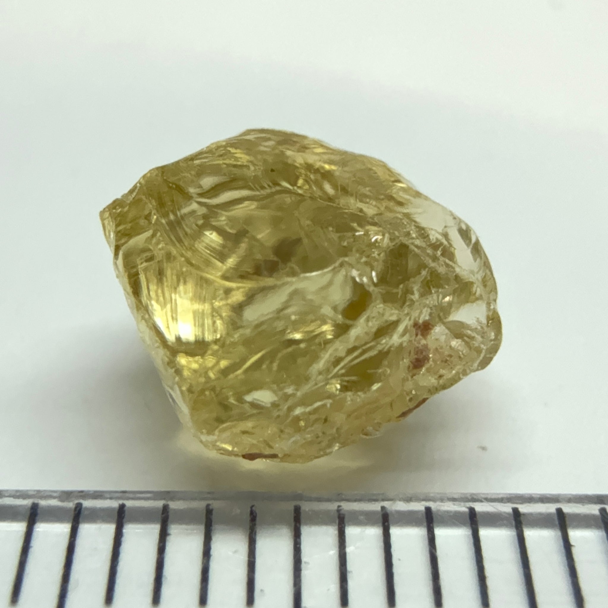 Yellow Tourmaline Crystal, 4.17ct, VVS-IF, Tanzania, Untreated Unheated. 8.5 x 8 x 6mm