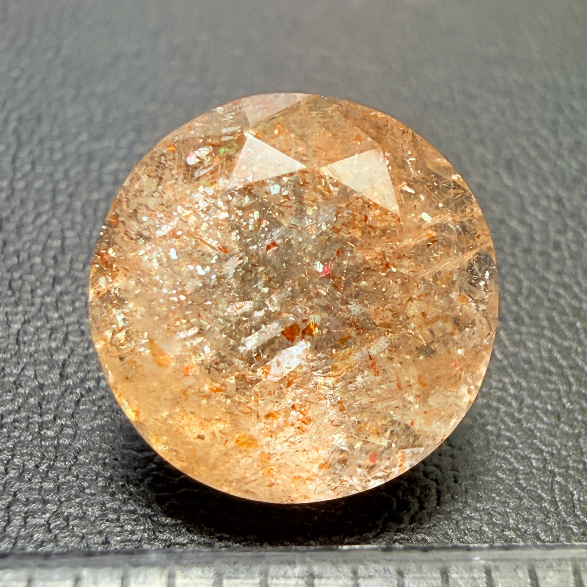 Confetti Sunstone, 3.95ct, Tanzania, Untreated Unheated