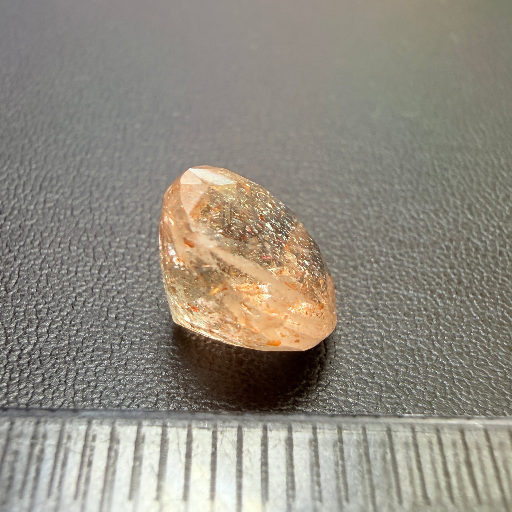 Confetti Sunstone, 3.95ct, Tanzania, Untreated Unheated