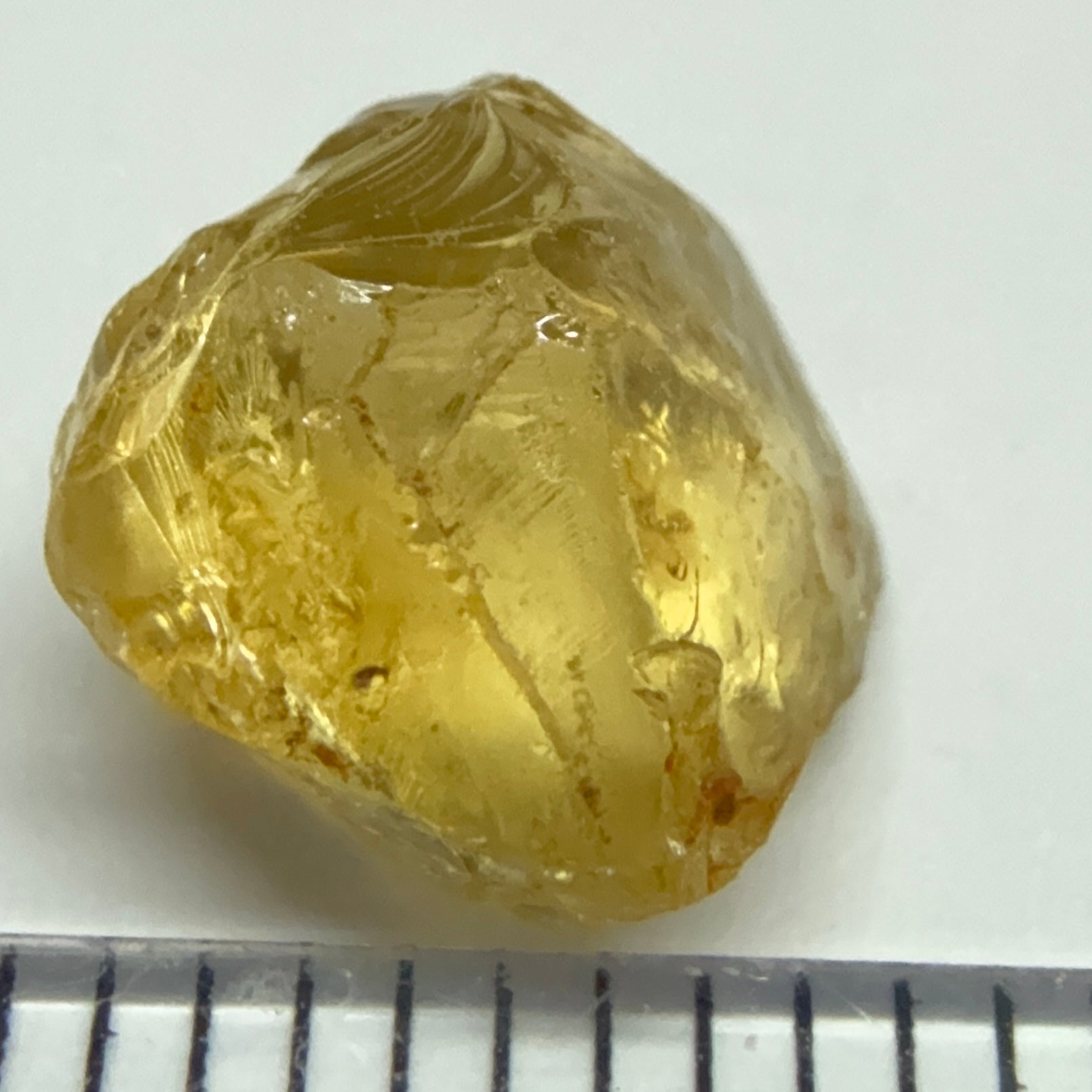 Yellow Tourmaline Crystal, 3.67ct, VVS-IF, Tanzania, Untreated Unheated. 8 x 8 x 6mm