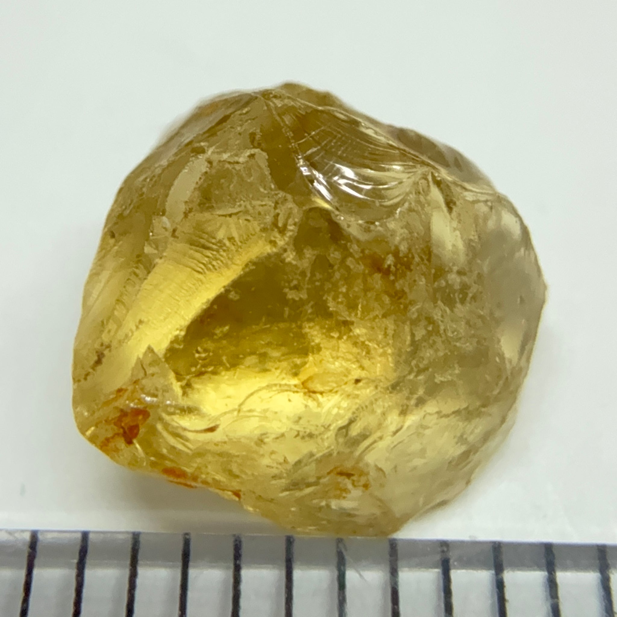 Yellow Tourmaline Crystal, 3.67ct, VVS-IF, Tanzania, Untreated Unheated. 8 x 8 x 6mm