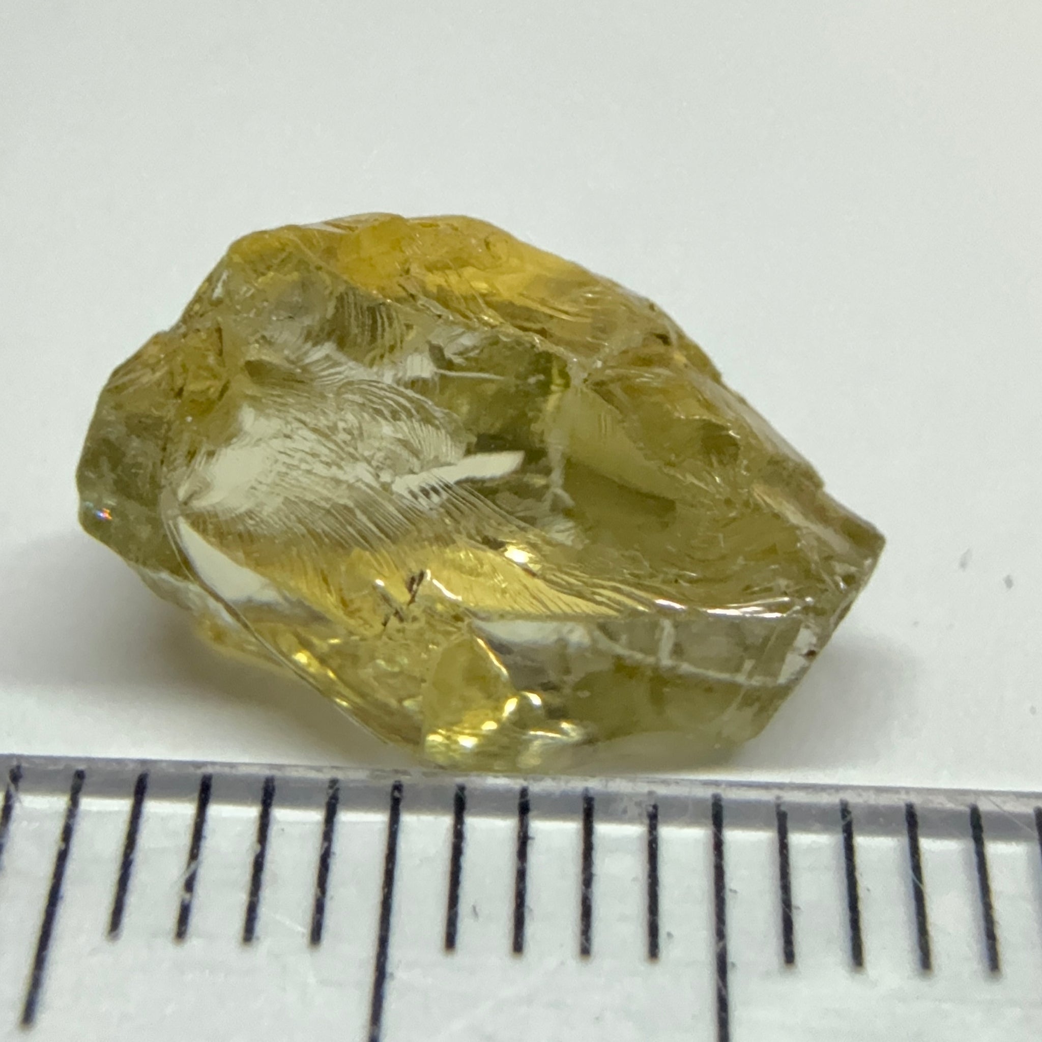 Tourmaline Crystal, 4.53ct, VVS-IF, Tanzania, Untreated Unheated. 12 x 7.5 x 5mm. Flattish