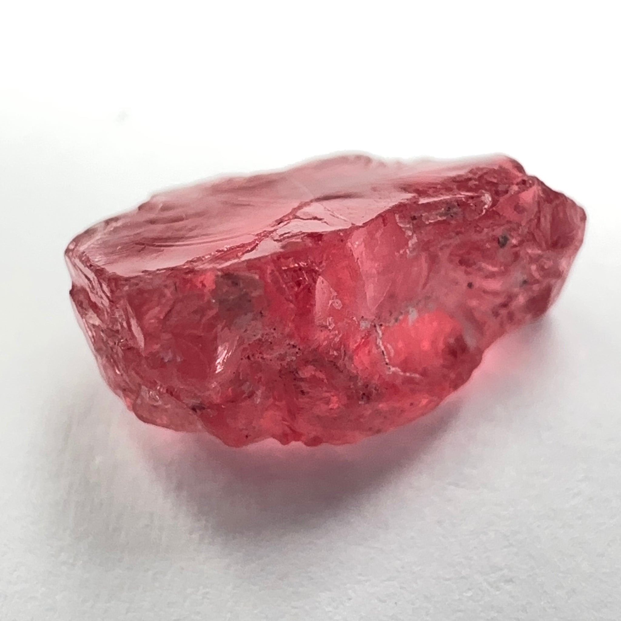 Spinel, 2.53ct, Mahenge, Untreated Unheated, very slight veils, slight cracks on the outside need to be removed on disk