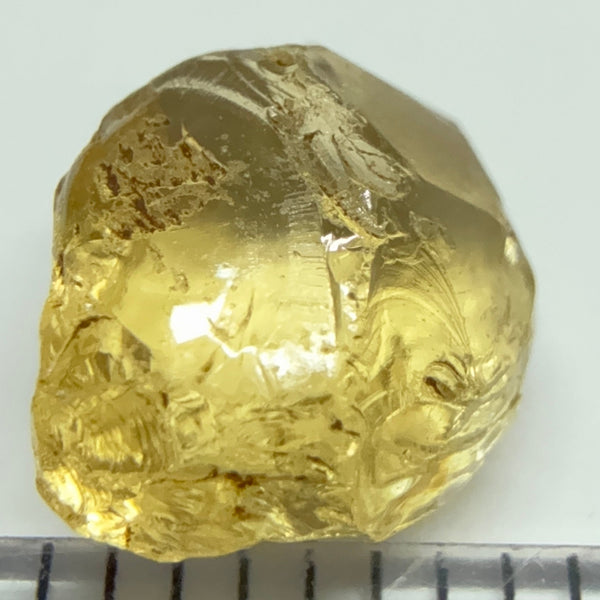 Yellow Tourmaline Crystal, 3.16ct, VVS-IF, Tanzania, Untreated Unheated.