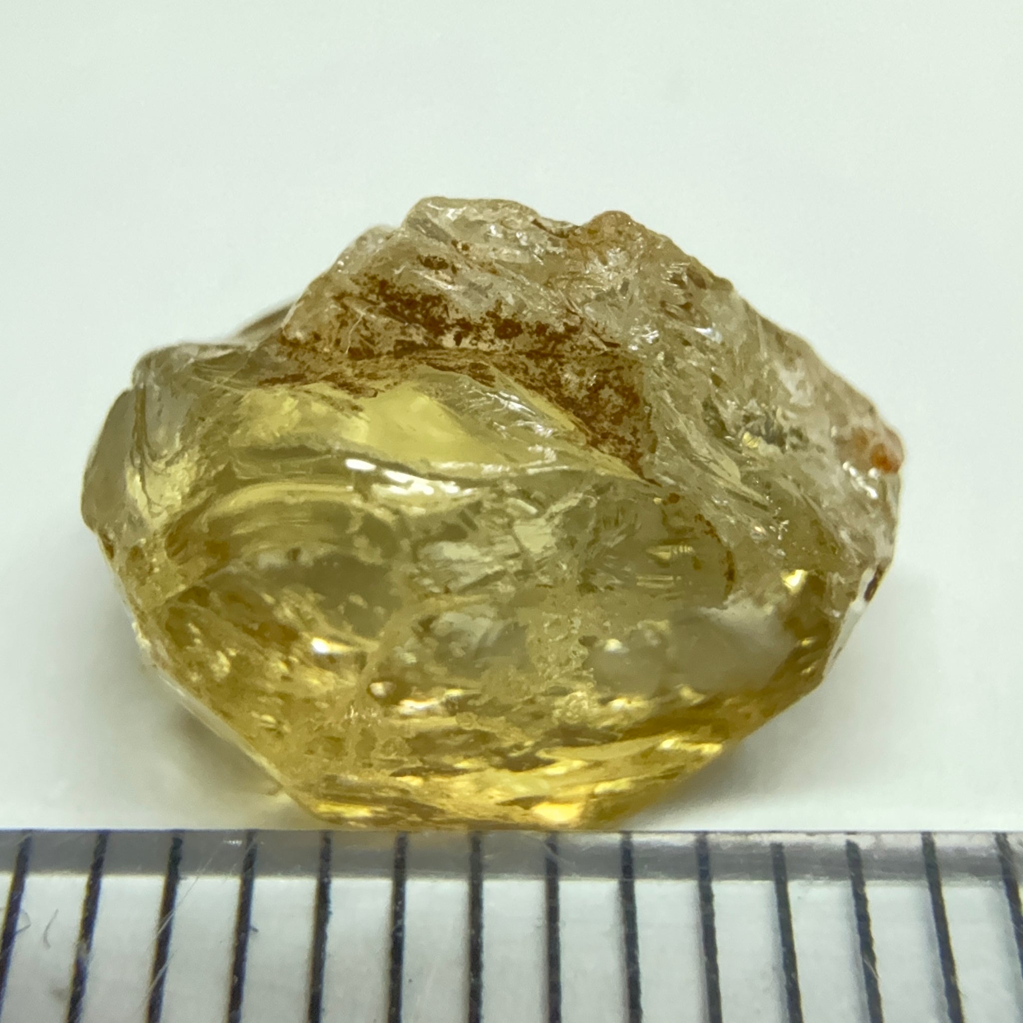 Yellow Tourmaline Crystal, 4.53ct, VVS-IF, Tanzania, Untreated Unheated. 10.2 x 7 x 6mm