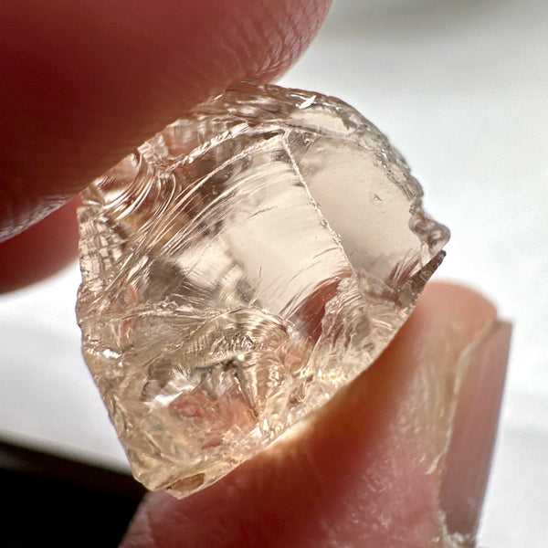 18.22ct Very Rare, Peach Pink Scapolite, Tanzania, Untreated Unheated, VVS-IF (flawless)