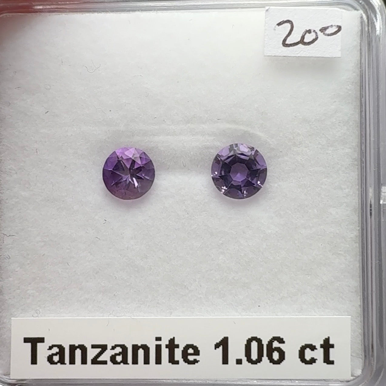 Tanzanite Box, 1.06ct, Merelani, Tanzania, Unheated Untreated
