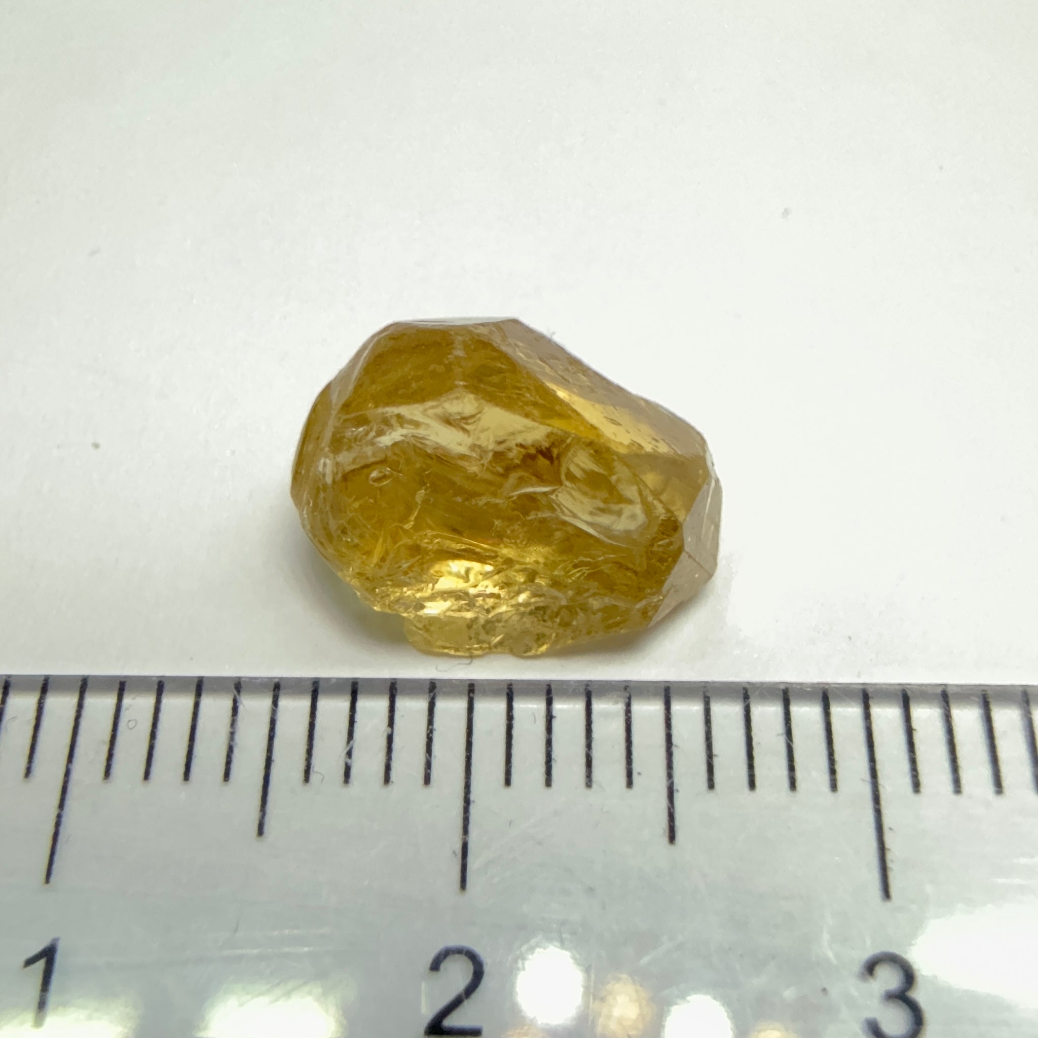 Yellow Tourmaline Crystal, 4.53ct, VVS-IF, Tanzania, Untreated Unheated. 10.2 x 7 x 6mm