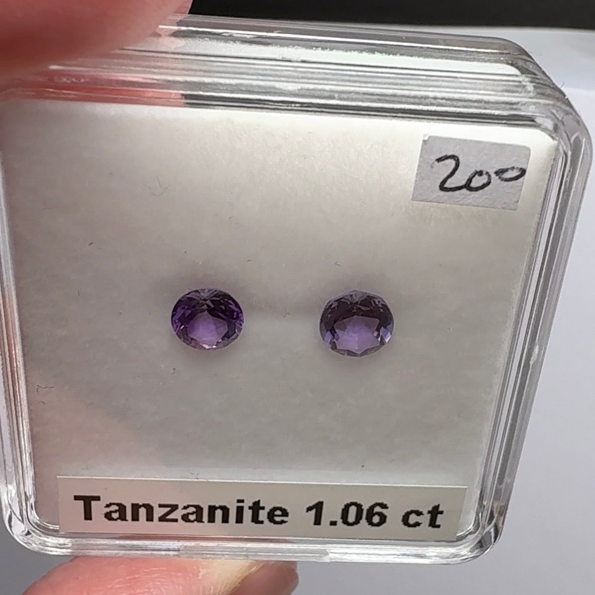 Tanzanite Box, 1.06ct, Merelani, Tanzania, Unheated Untreated