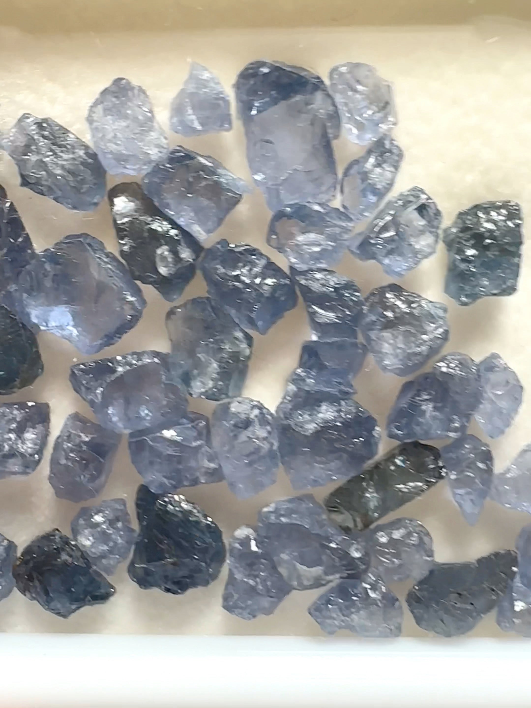 47.99ct Cobalt Spinel Lot, Mahenge, Tanzania, Untreated Unheated