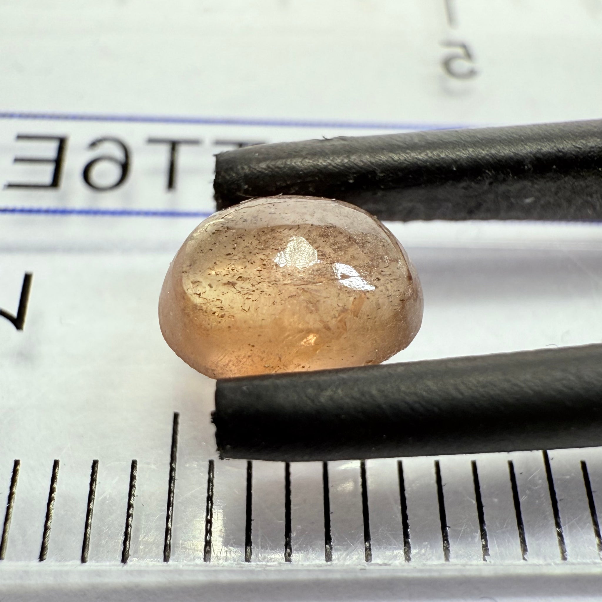 1.07ct Umba Sapphire Cabochon. Tanzania, Untreated Unheated.