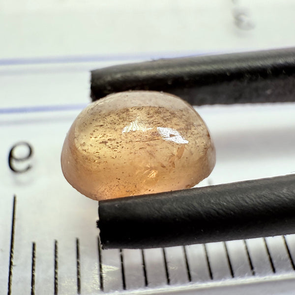 1.07ct Umba Sapphire Cabochon. Tanzania, Untreated Unheated.