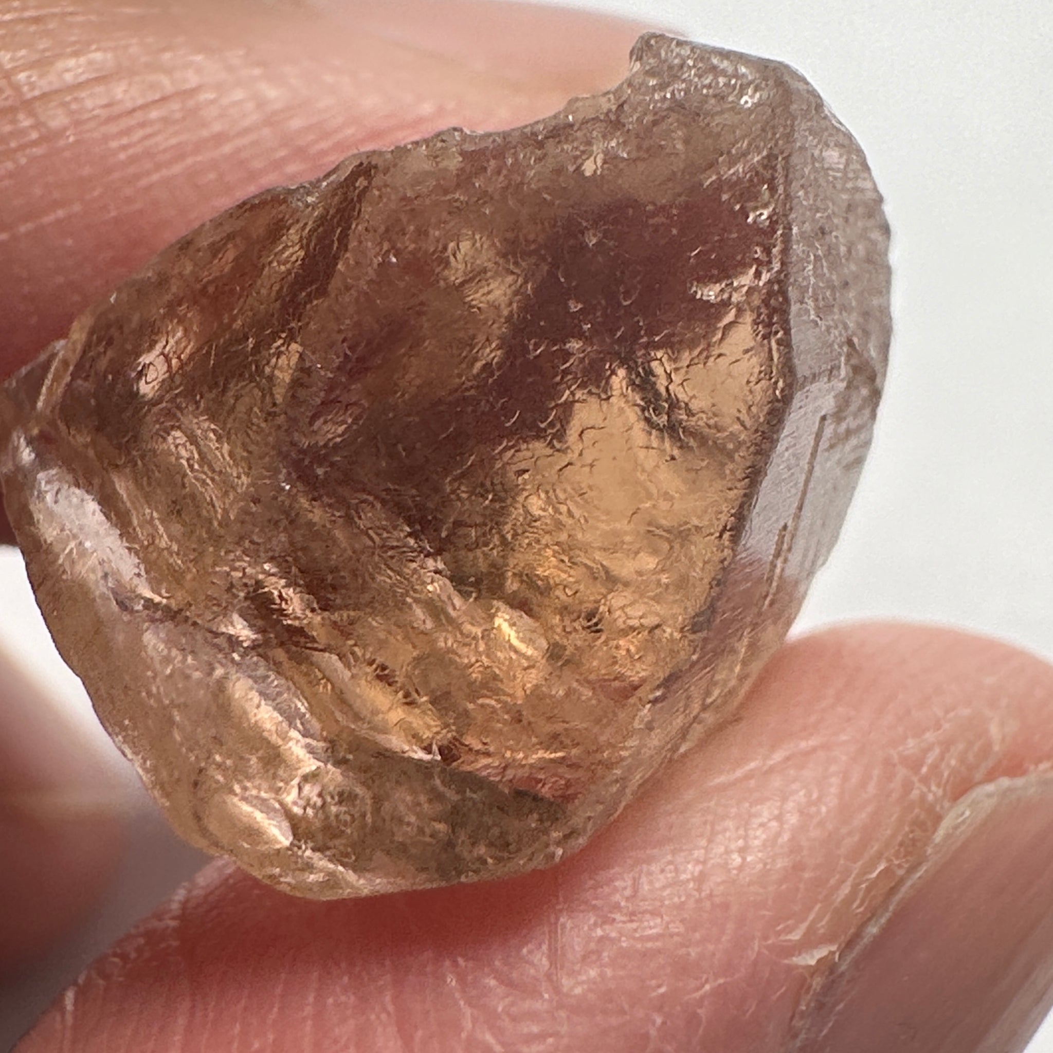 Peach Pink Scapolite, 23.82ct, Very Rare, Tanzania, Untreated Unheated, VVS-IF (flawless)