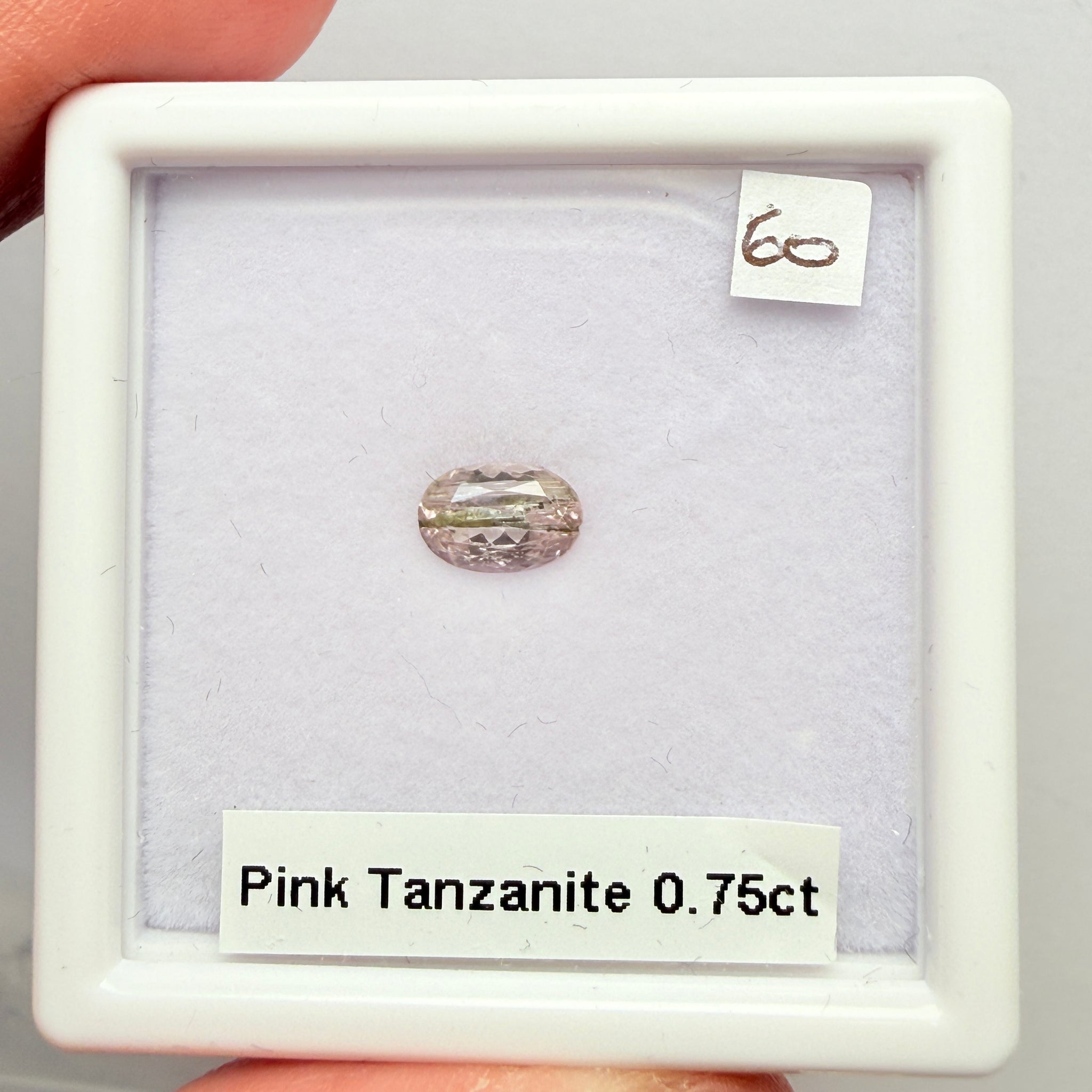 Tanzanite, 0.75ct, Merelani, Tanzania, Unheated Untreated, included