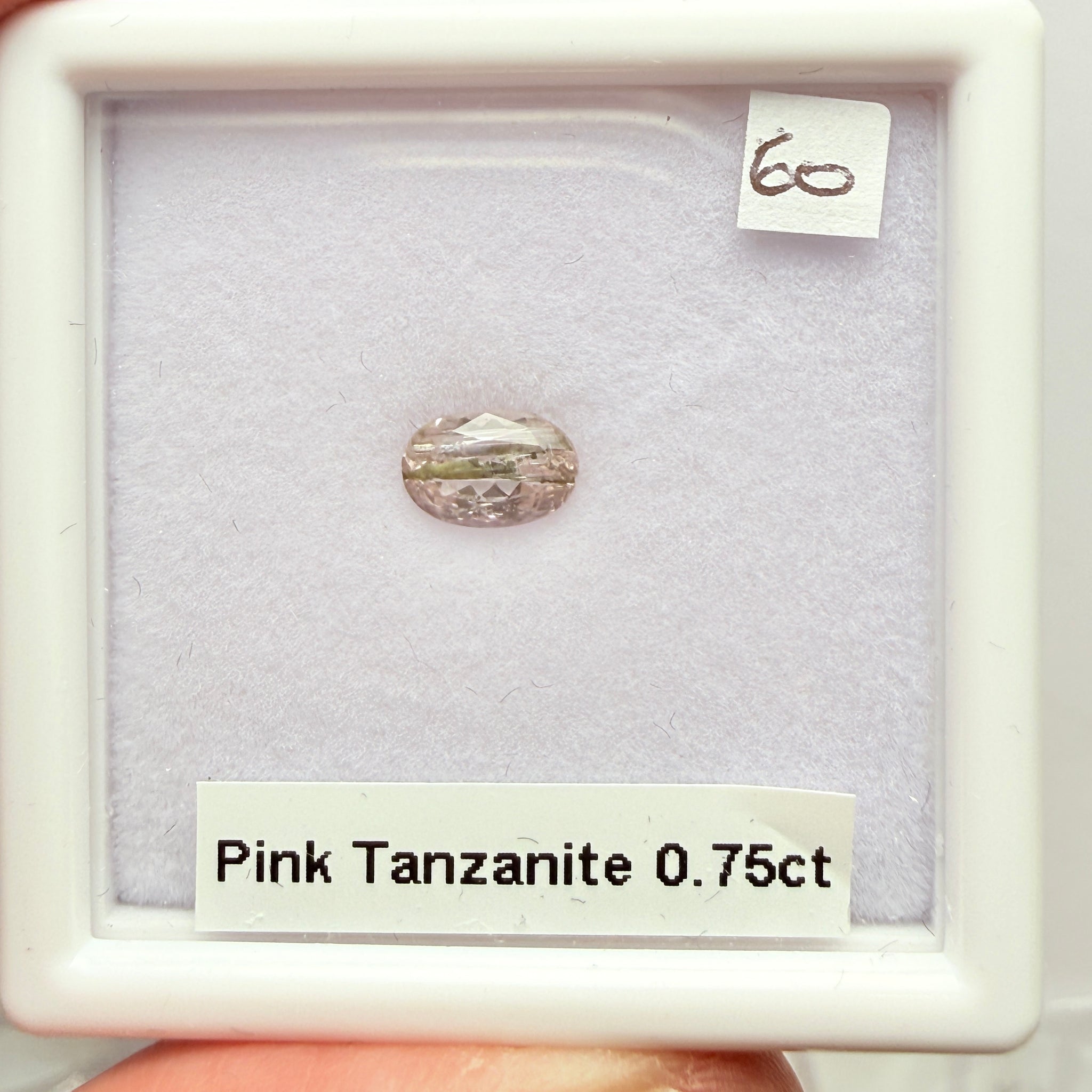 Tanzanite, 0.75ct, Merelani, Tanzania, Unheated Untreated, included