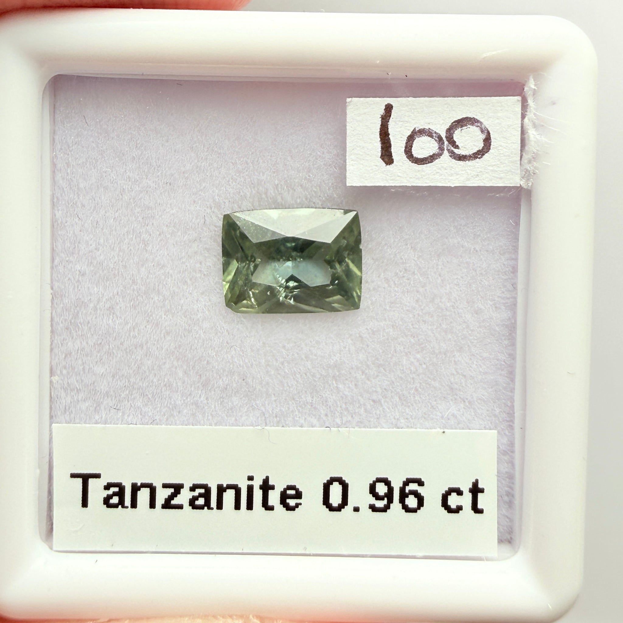 Tanzanite, 0.96ct, Merelani, Tanzania, Unheated Untreated, slightly included