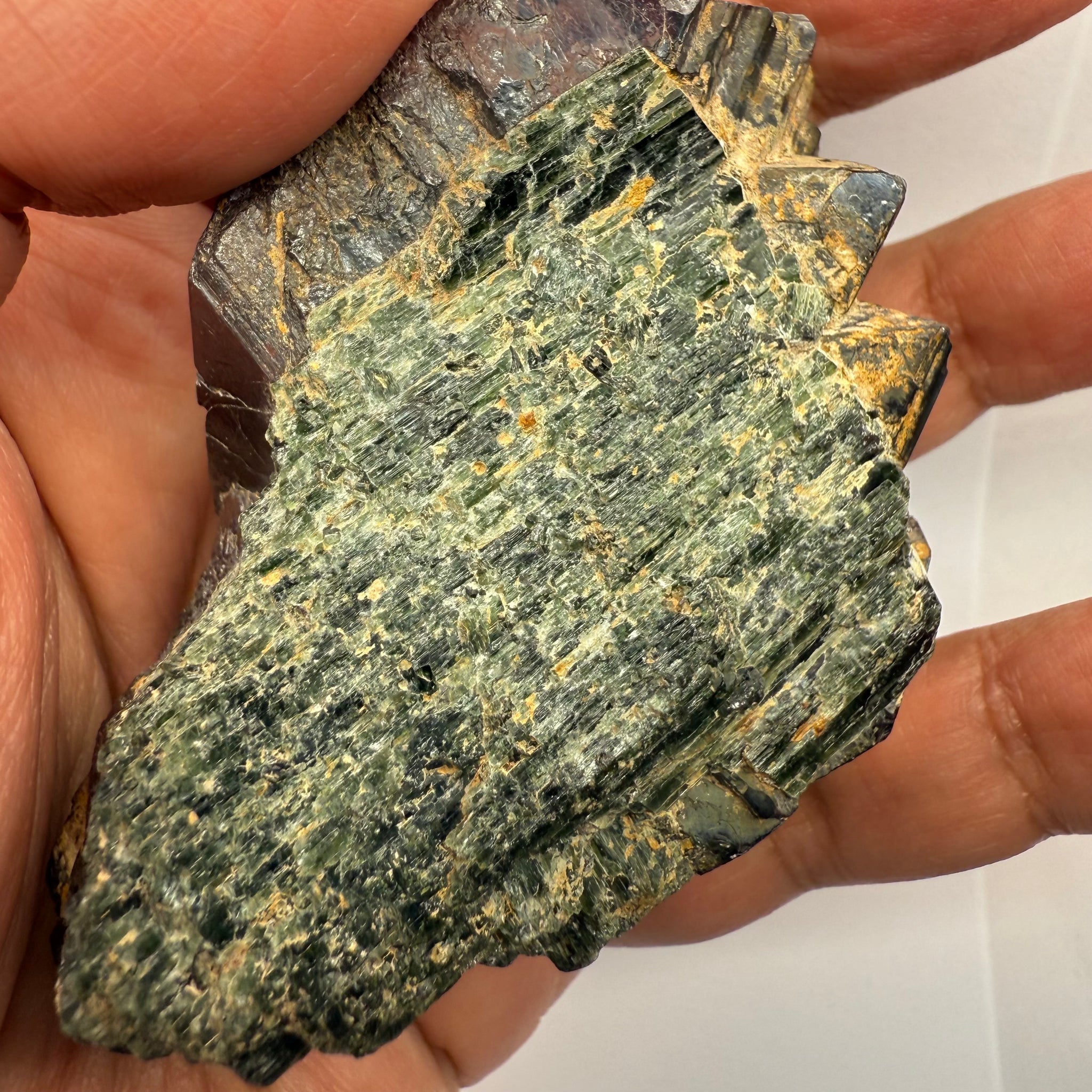 Magnetite Crystal, Merelani, same mining pit as Tanzanite, comes out with Tanzanite, Tanzania, Untreated Unheated. 376.10gm 66.1 x 69.8 x 65.8mm