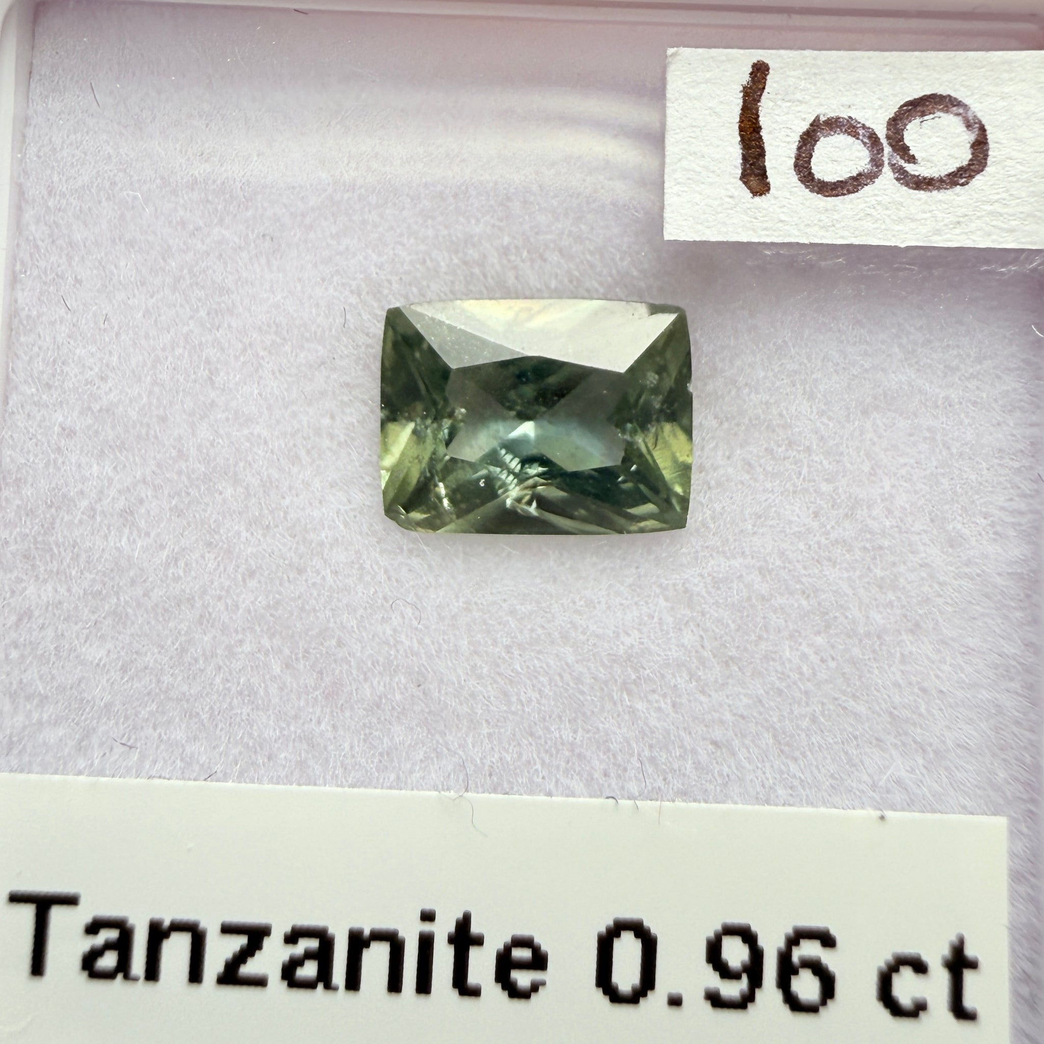 Tanzanite, 0.96ct, Merelani, Tanzania, Unheated Untreated, slightly included