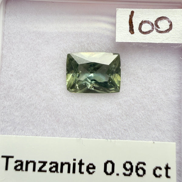 Tanzanite, 0.96ct, Merelani, Tanzania, Unheated Untreated, slightly included