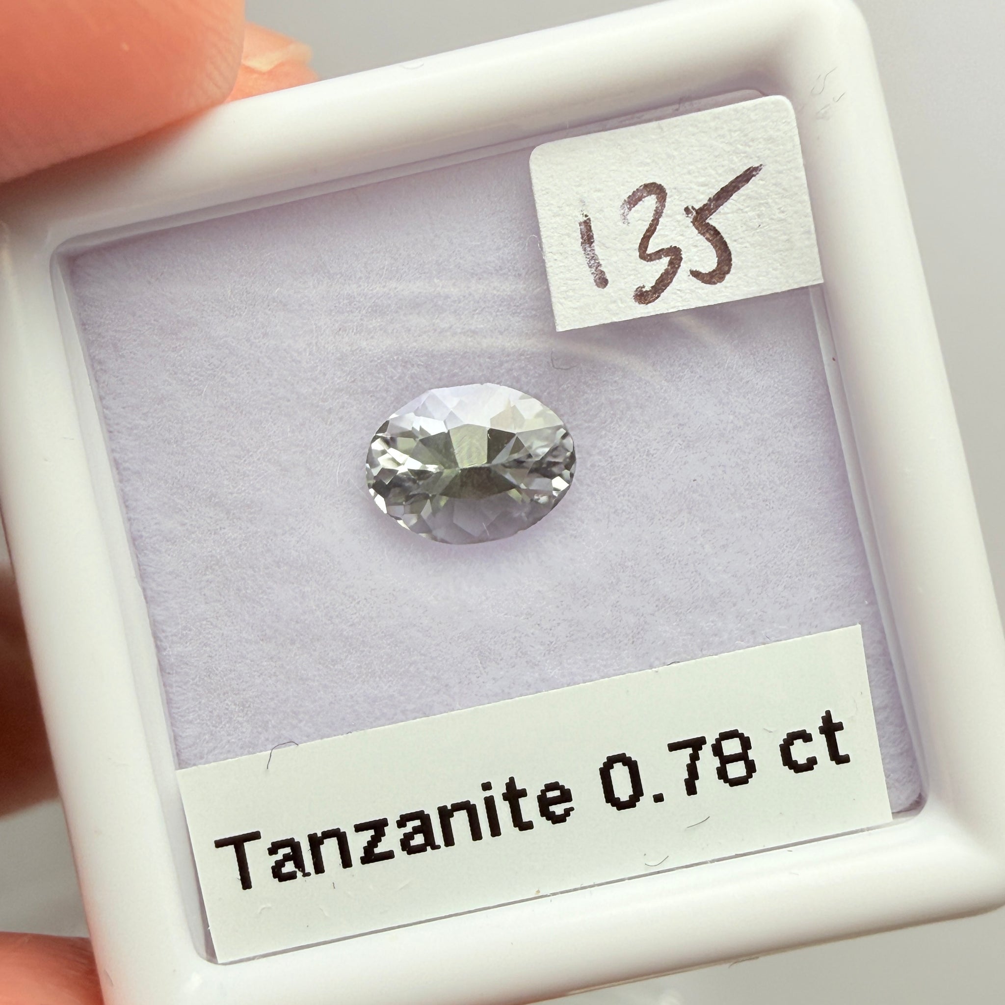 Tanzanite, 0.78ct Tanzania, Unheated Untreated