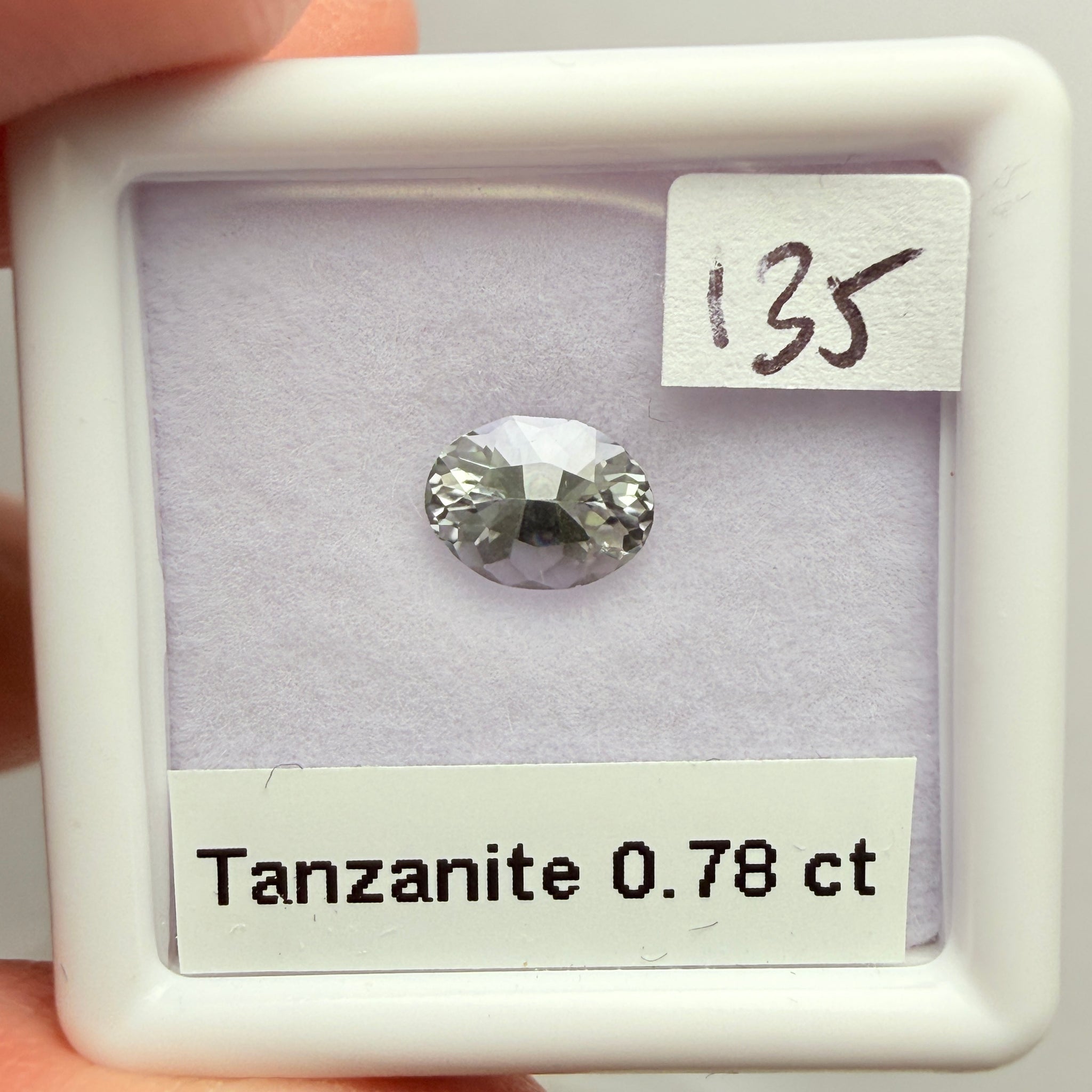 Tanzanite, 0.78ct Tanzania, Unheated Untreated