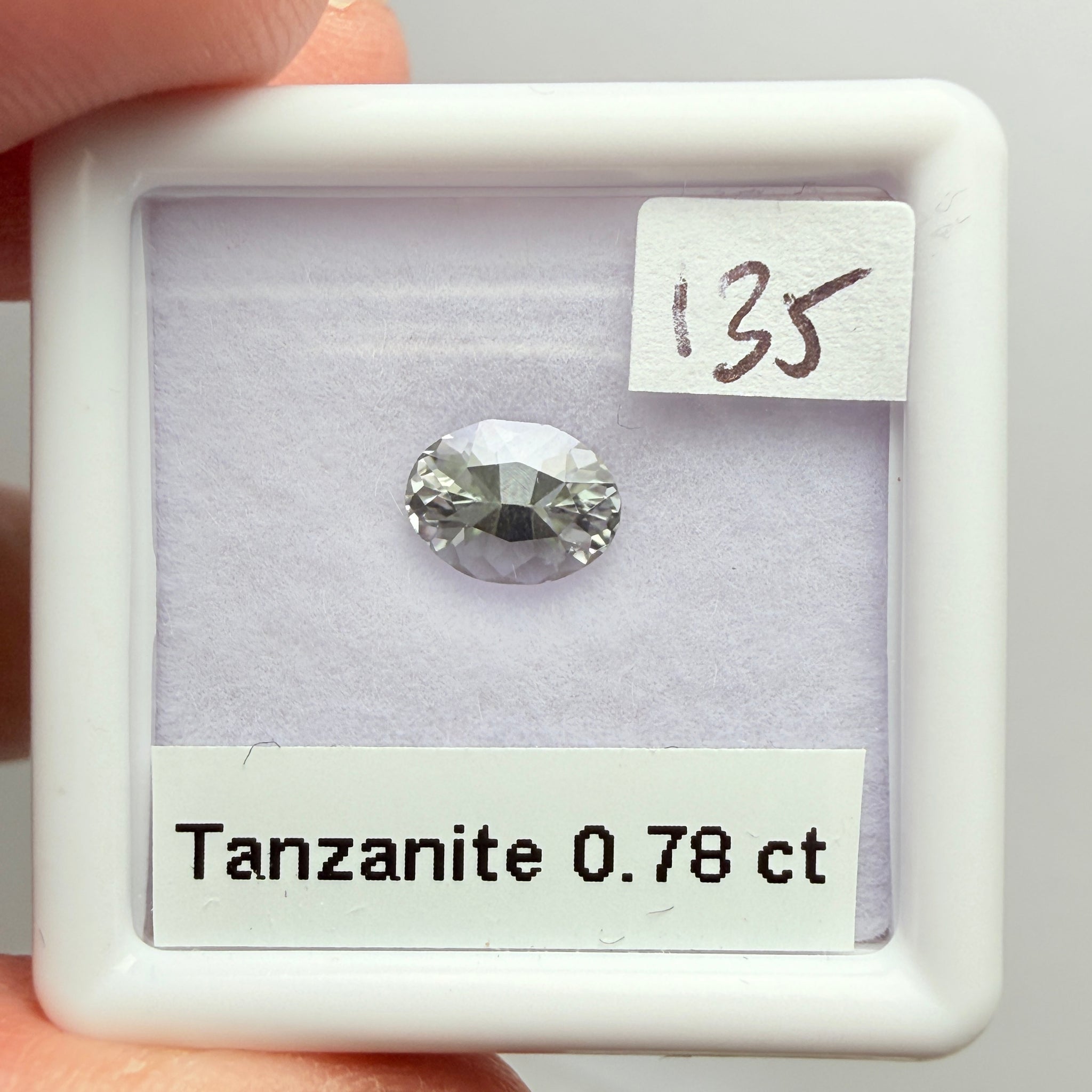 Tanzanite, 0.78ct Tanzania, Unheated Untreated