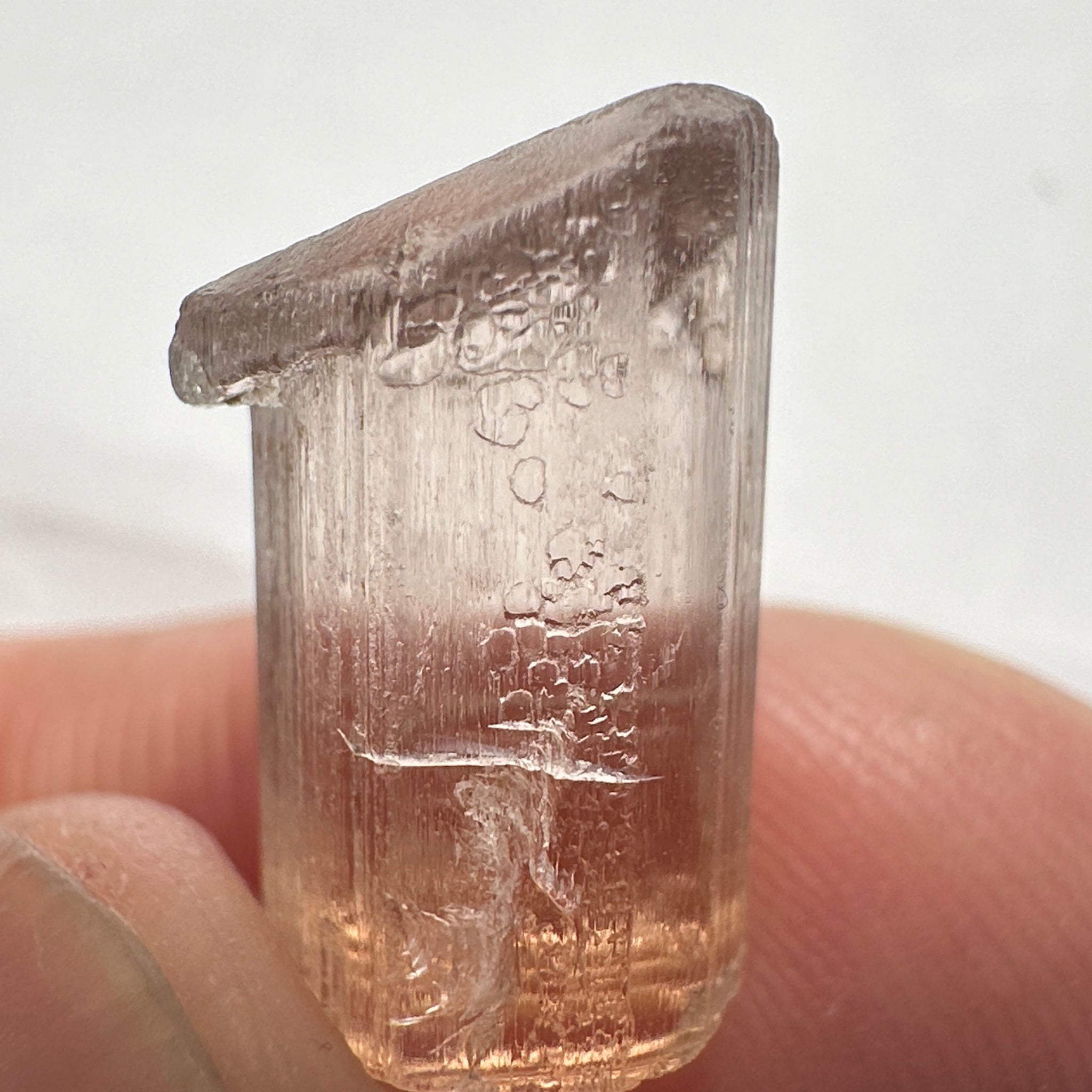 Very Rare, 10.51ct, Peach Pink Scapolite, Tanzania, Untreated Unheated, VVS-IF (flawless)