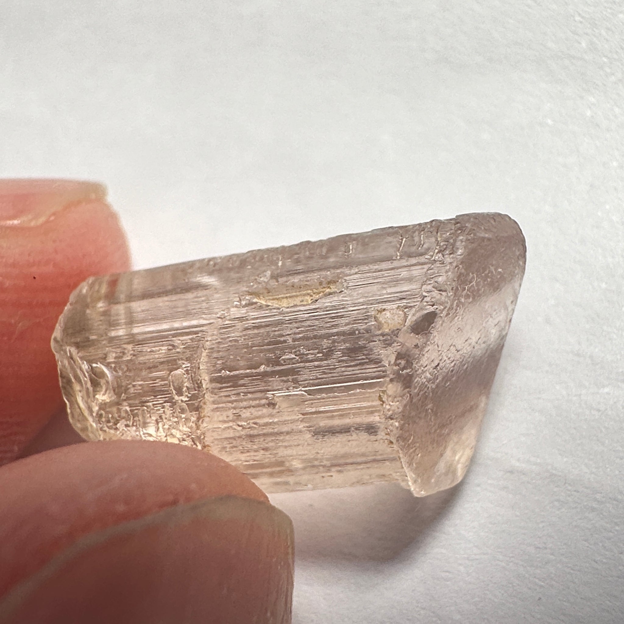 Very Rare, 10.51ct, Peach Pink Scapolite, Tanzania, Untreated Unheated, VVS-IF (flawless)