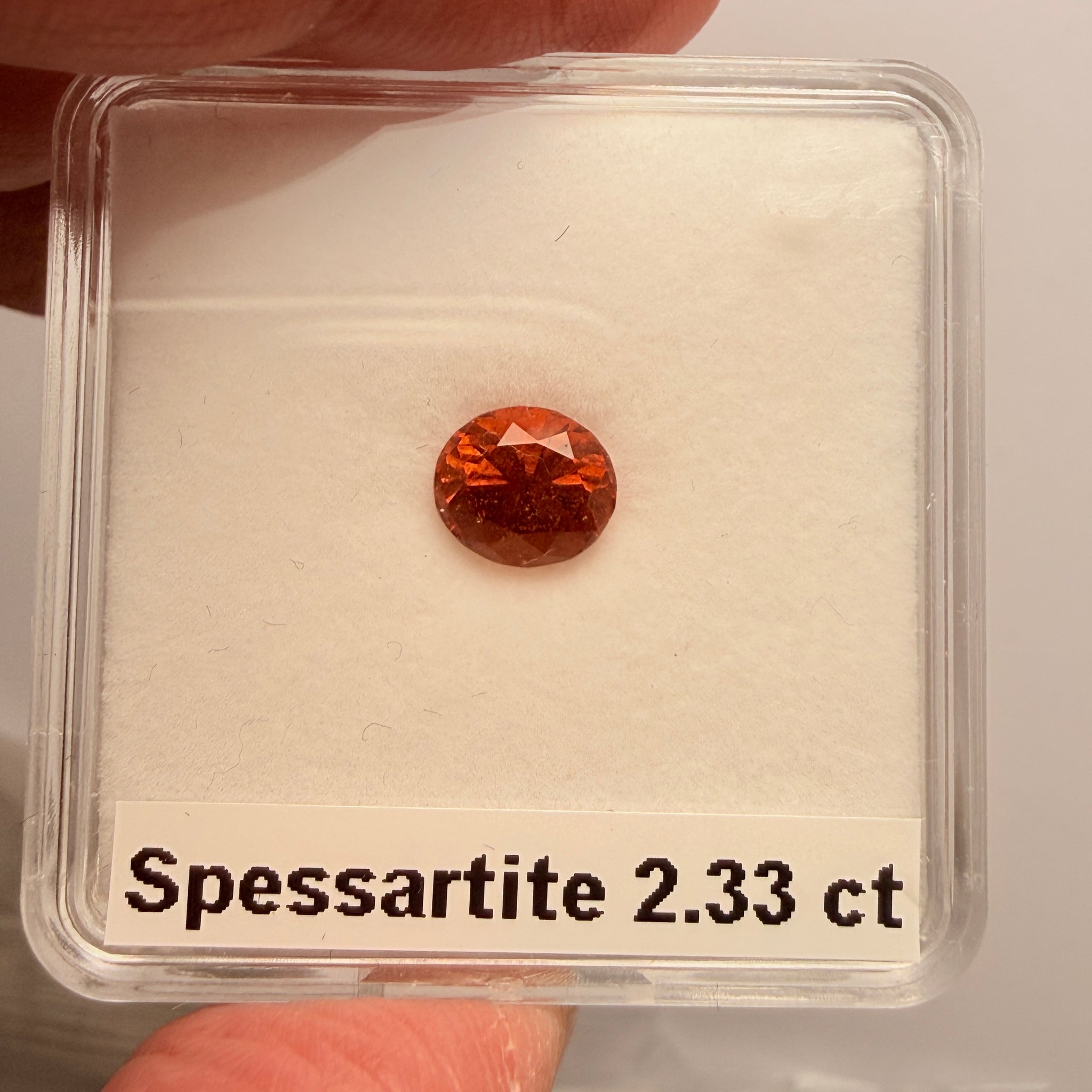 Spessartite Garnet, 2.33ct, Tanzania, Untreated Unheated