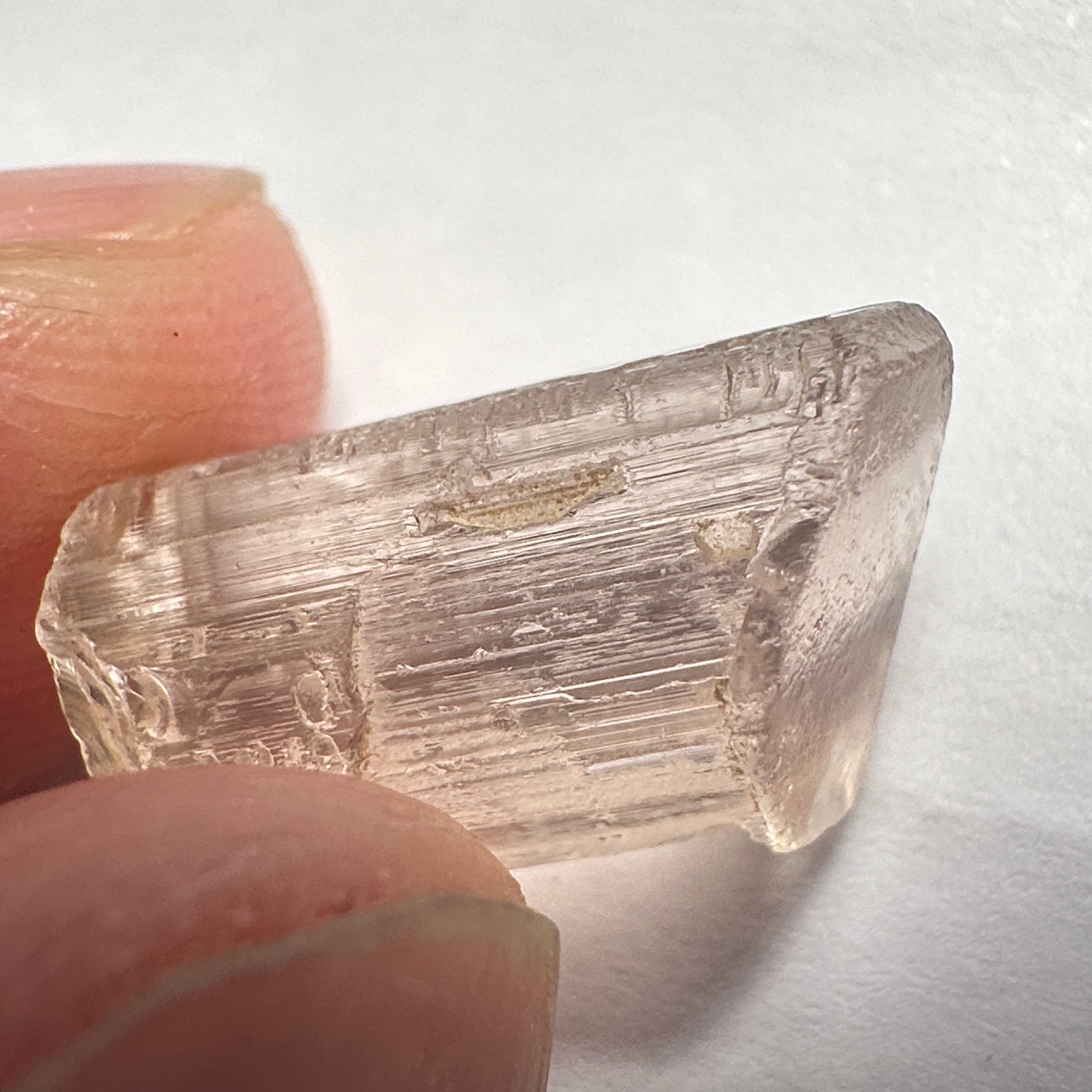 Very Rare, 10.51ct, Peach Pink Scapolite, Tanzania, Untreated Unheated, VVS-IF (flawless)
