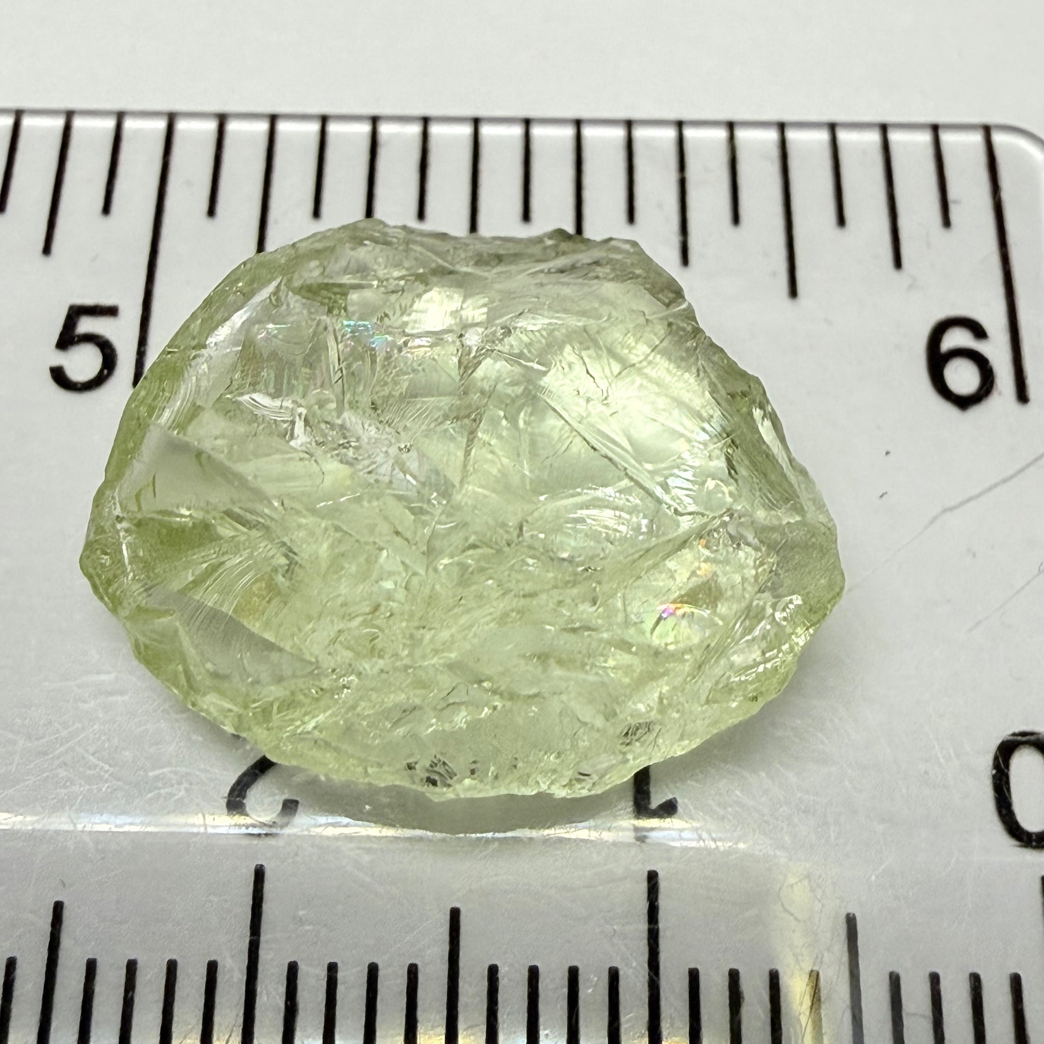 Aquamarine, 13.28ct, Loliondo, Tanzania, Untreated Unheated, too flat to facet but set as it in jewellery