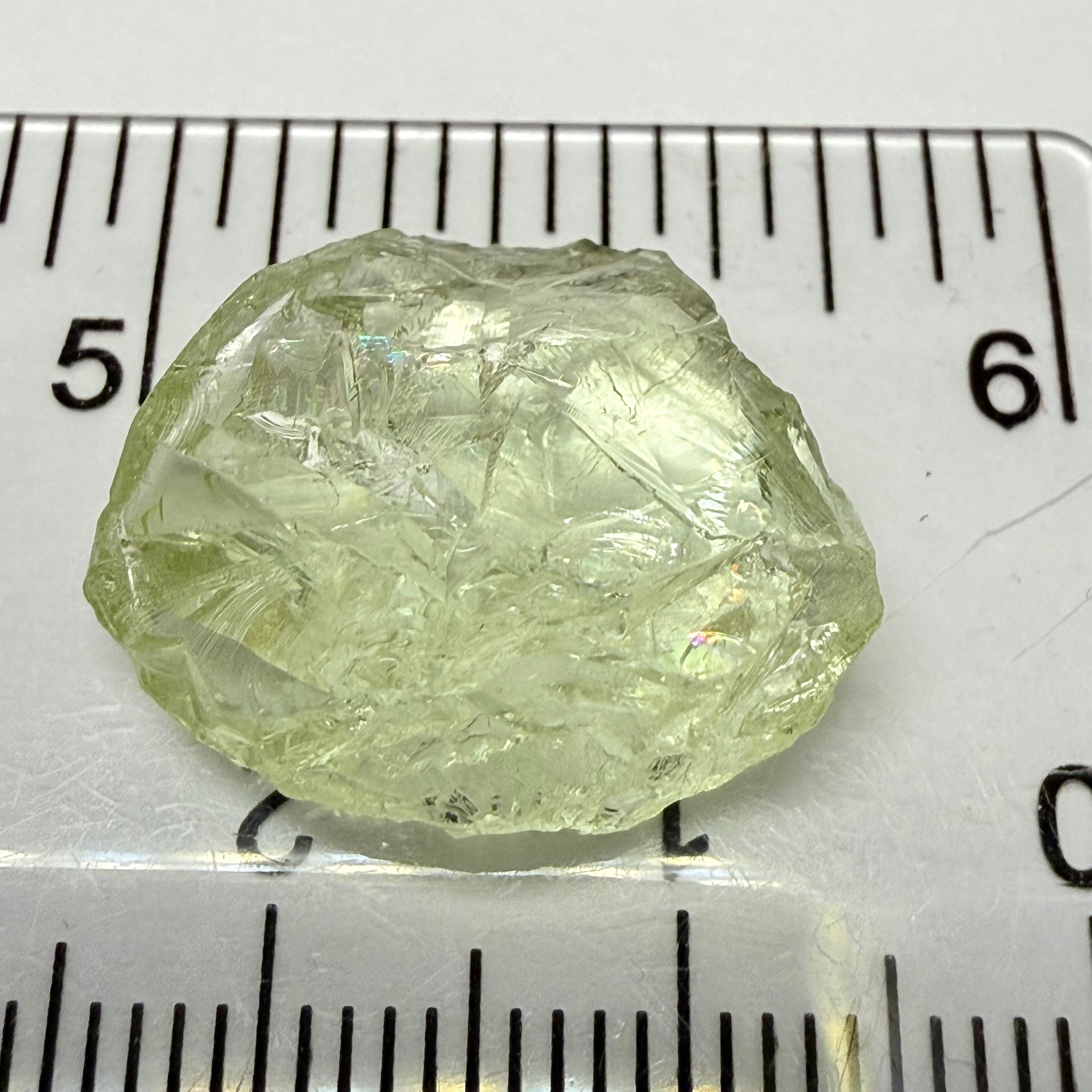 Aquamarine, 13.28ct, Loliondo, Tanzania, Untreated Unheated, too flat to facet but set as it in jewellery