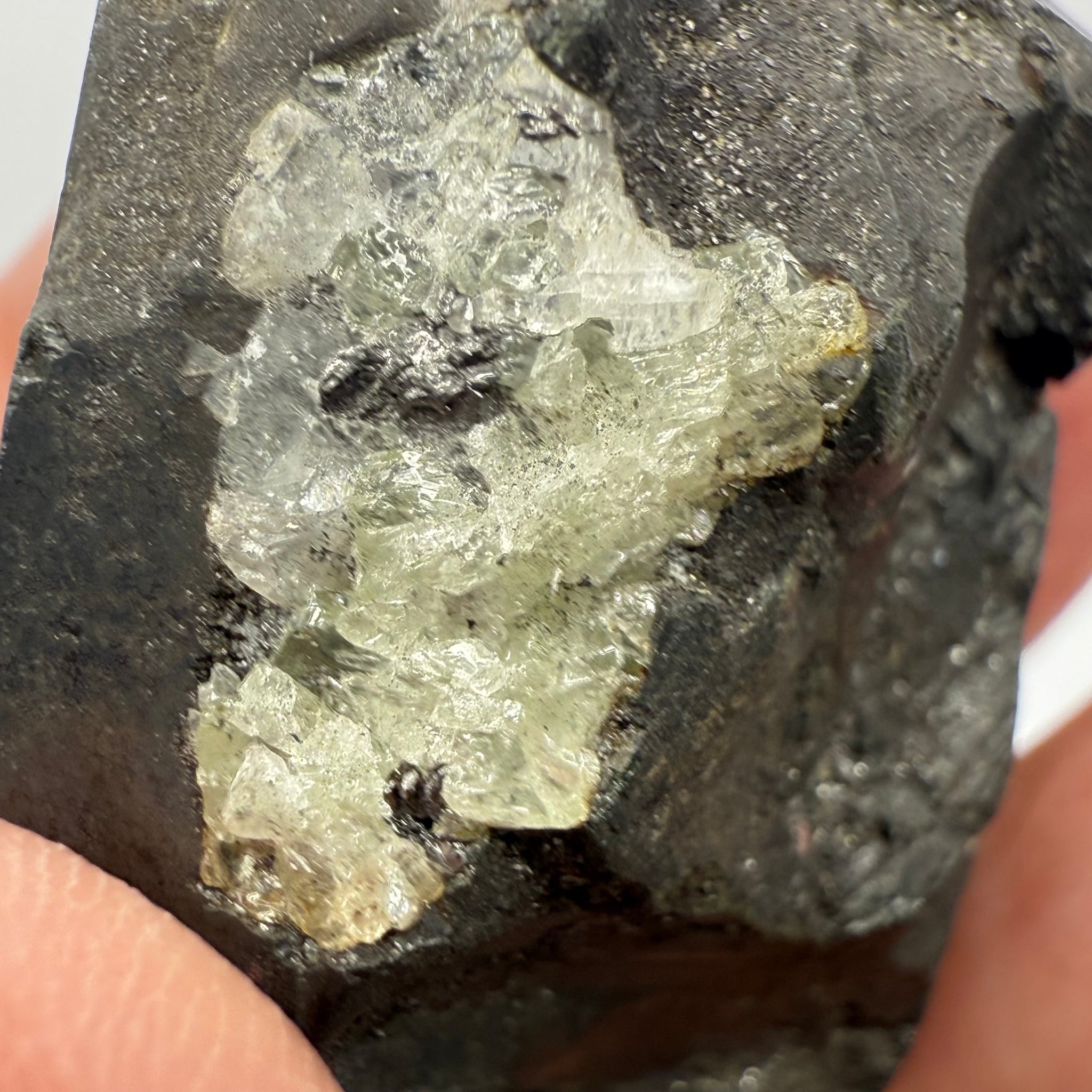 Alabandite Crystal, Merelani, same mining pit as Tanzanite, comes out with Tanzanite, Tanzania, Untreated Unheated. 53.50gm 30.60 x 34.9 x 31.7mm