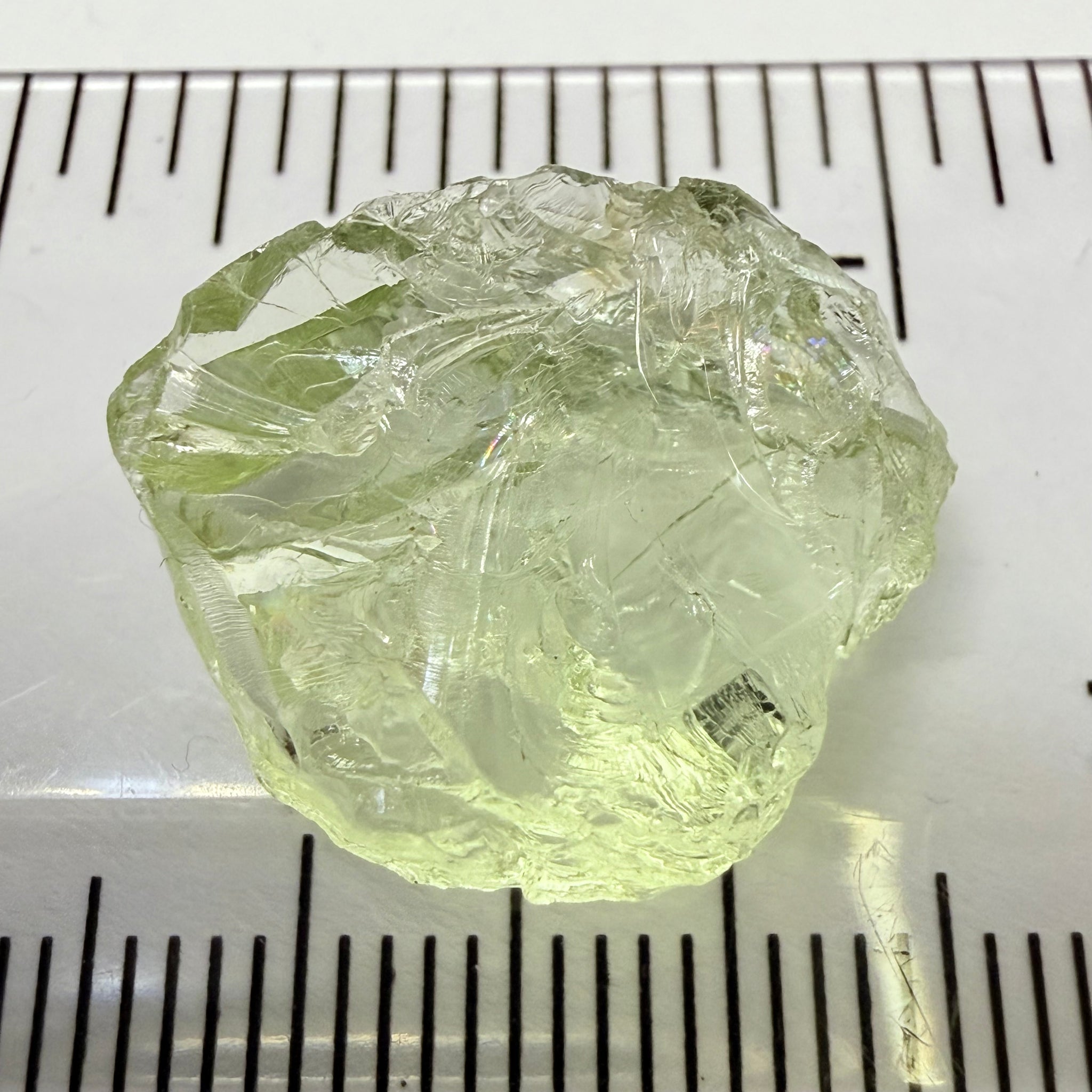 Aquamarine, 13.28ct, Loliondo, Tanzania, Untreated Unheated, too flat to facet but set as it in jewellery