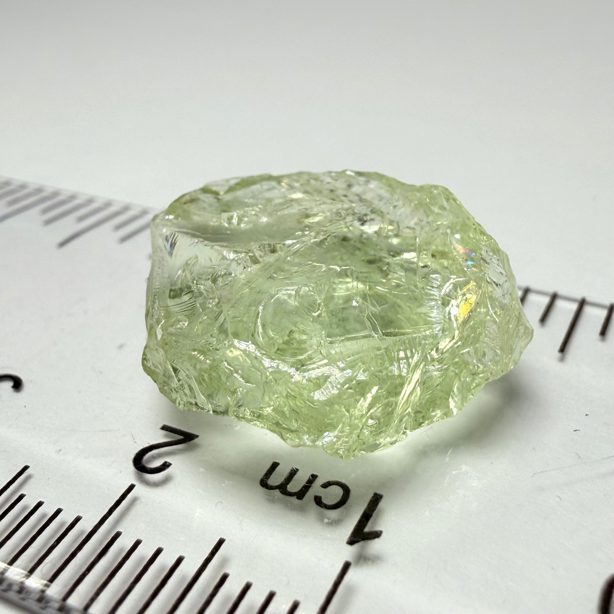 Aquamarine, 13.28ct, Loliondo, Tanzania, Untreated Unheated, too flat to facet but set as it in jewellery